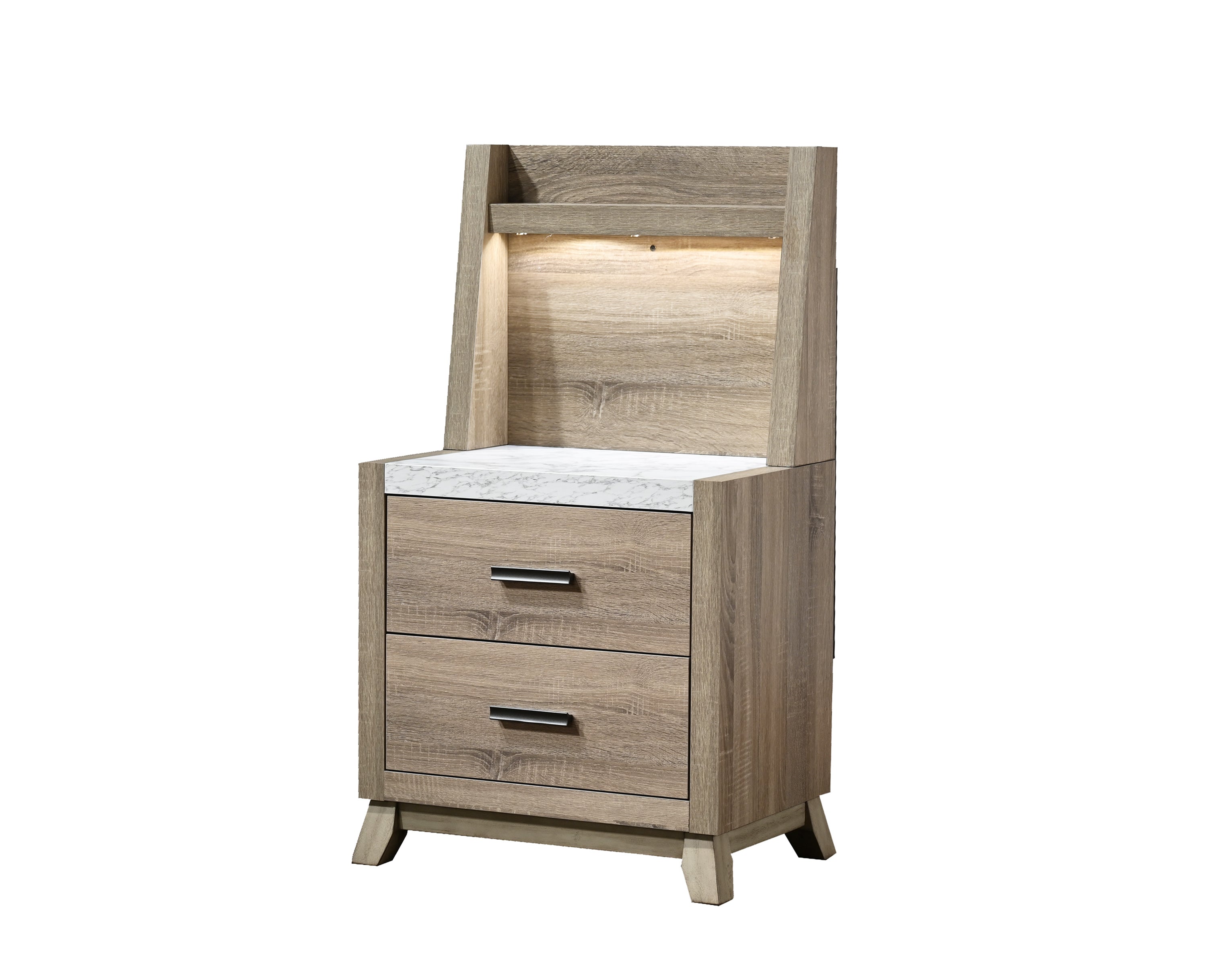 Tilston Natural Panel Bedroom Set - SET | B3400-Q-HB | B3400-Q-FB | B3400-KQ-RAIL | B3400-2 | B3400-4 - Bien Home Furniture & Electronics