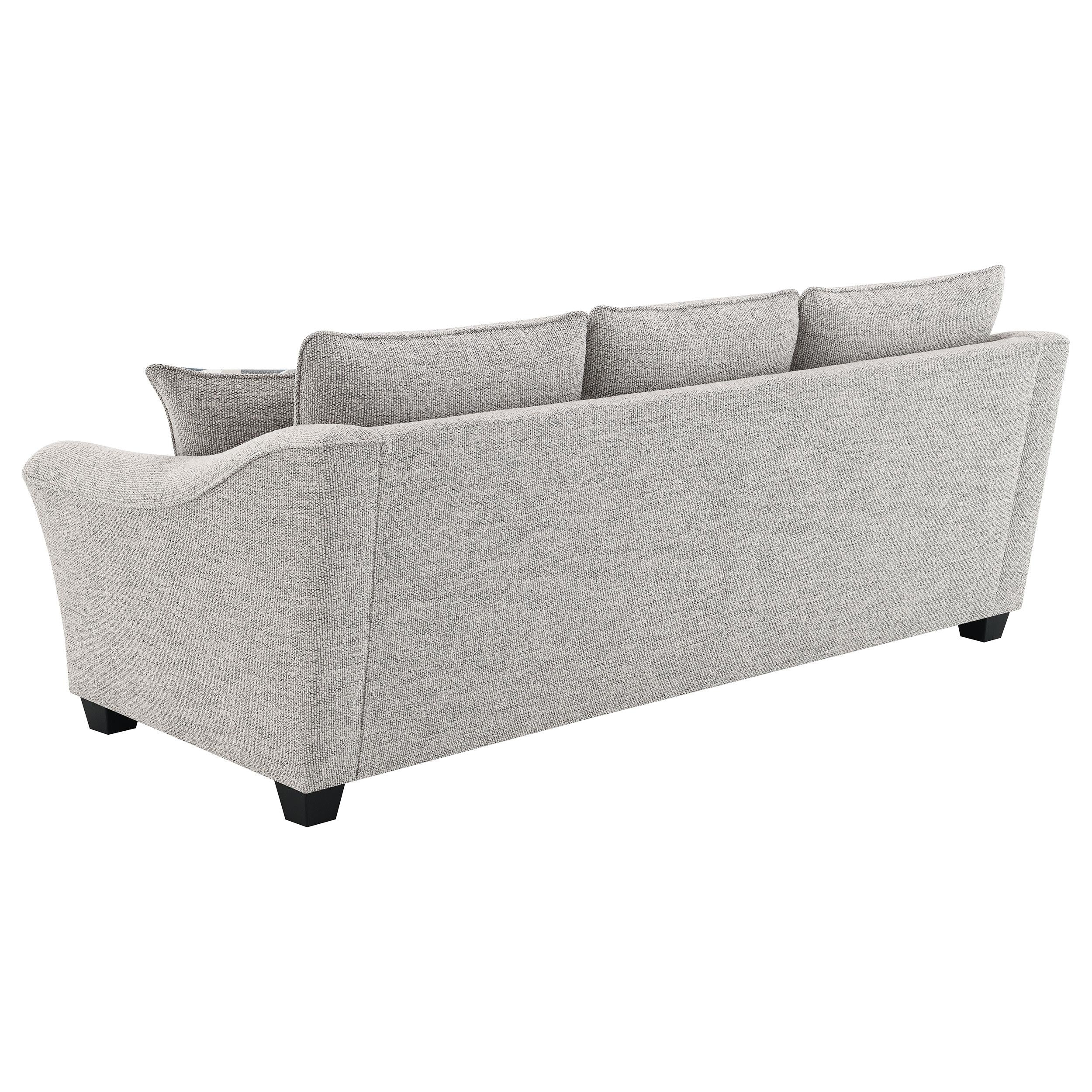 Tomkins Light Gray 3-Piece Boucle Upholstered Sofa Set from Coaster - Luna Furniture