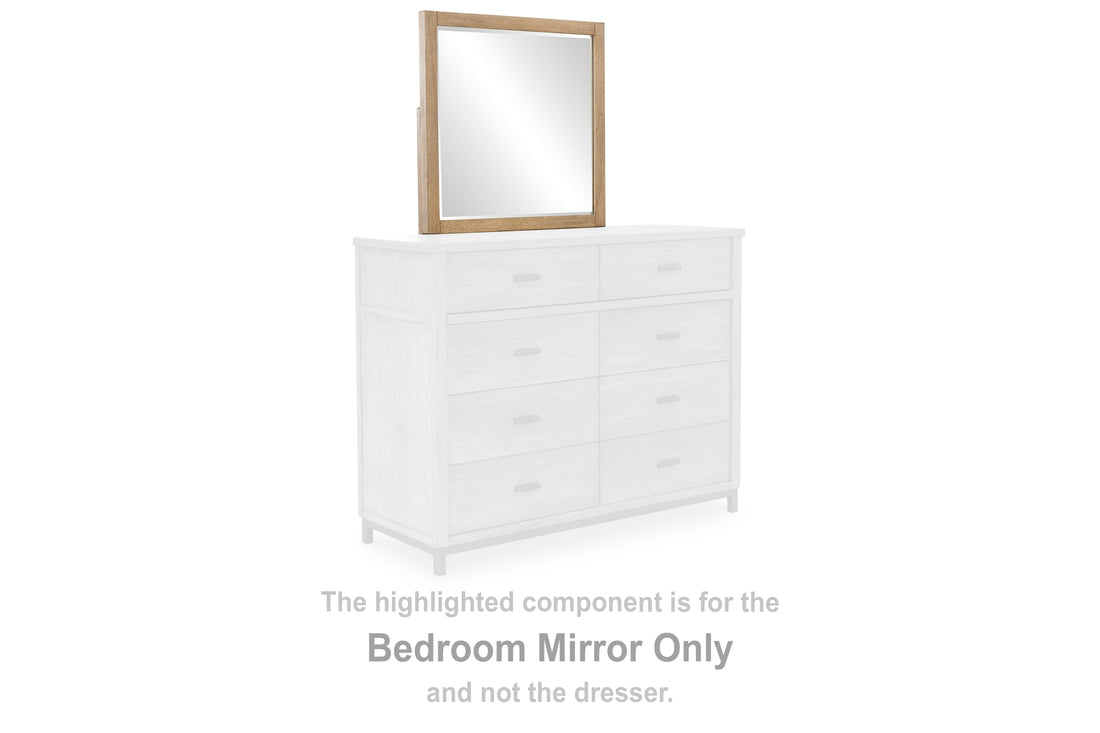 Tomtyn Light Brown Bedroom Mirror - B622-36