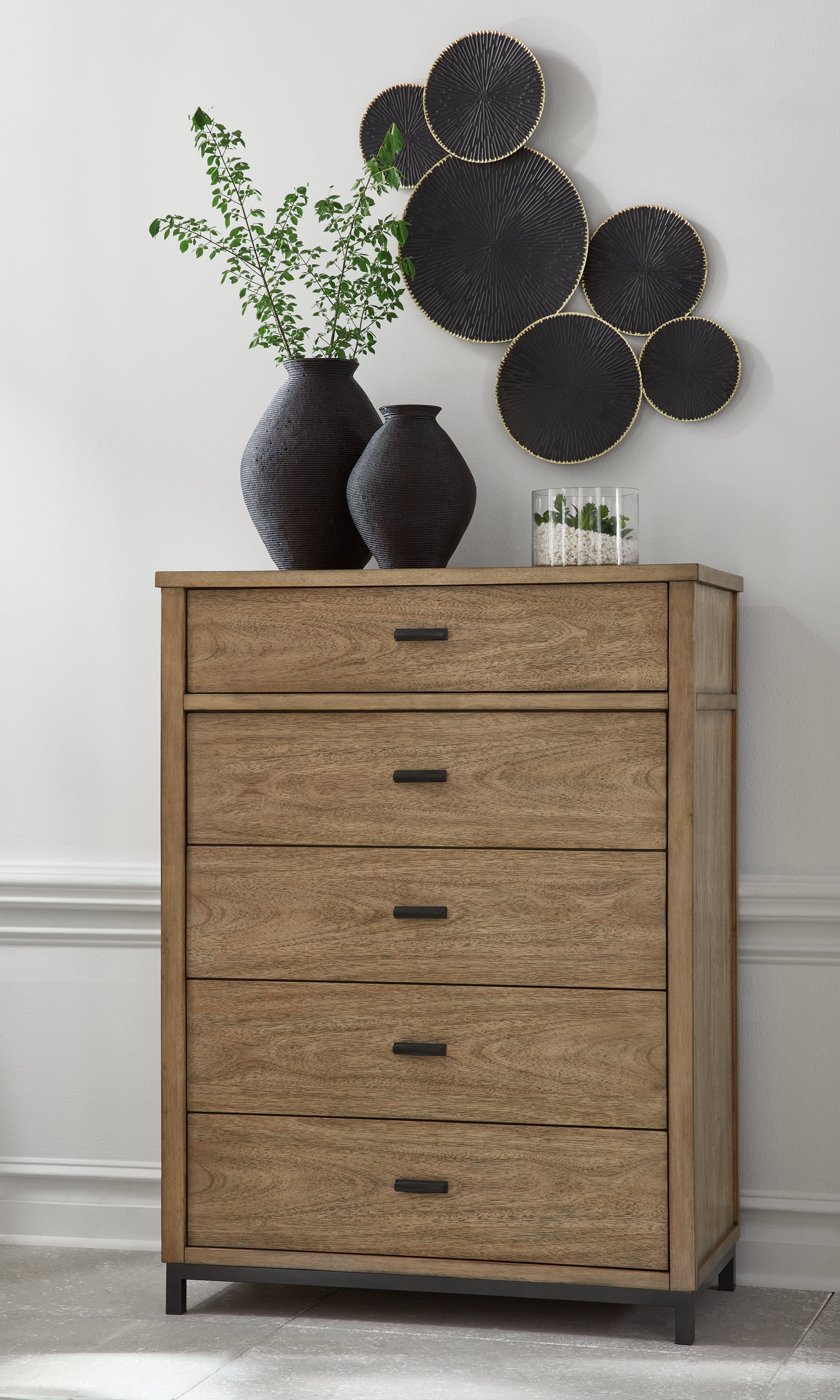 Tomtyn Light Brown Chest of Drawers from Ashley - Luna Furniture