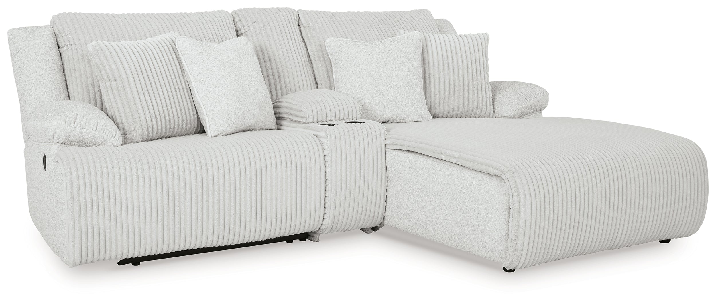 Top Tier Alloy 3-Piece Reclining Sectional Sofa with Chaise - 92706S4