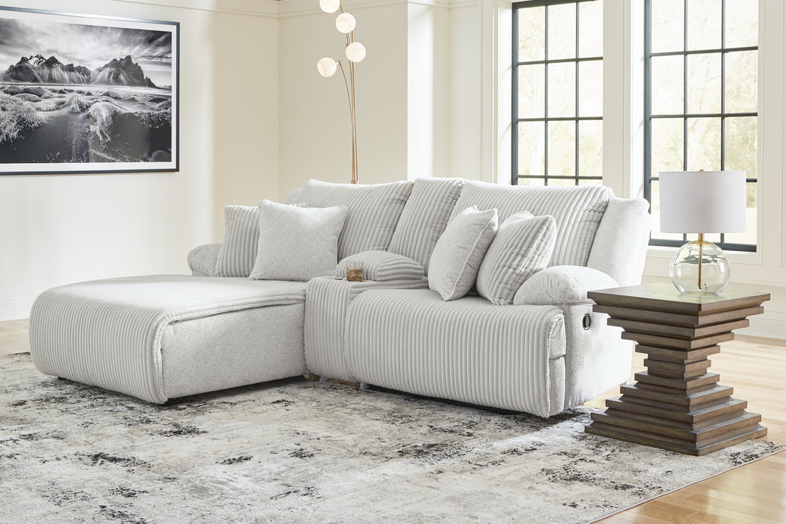 Top Tier Alloy 3-Piece Reclining Sectional Sofa with Chaise - 92706S5