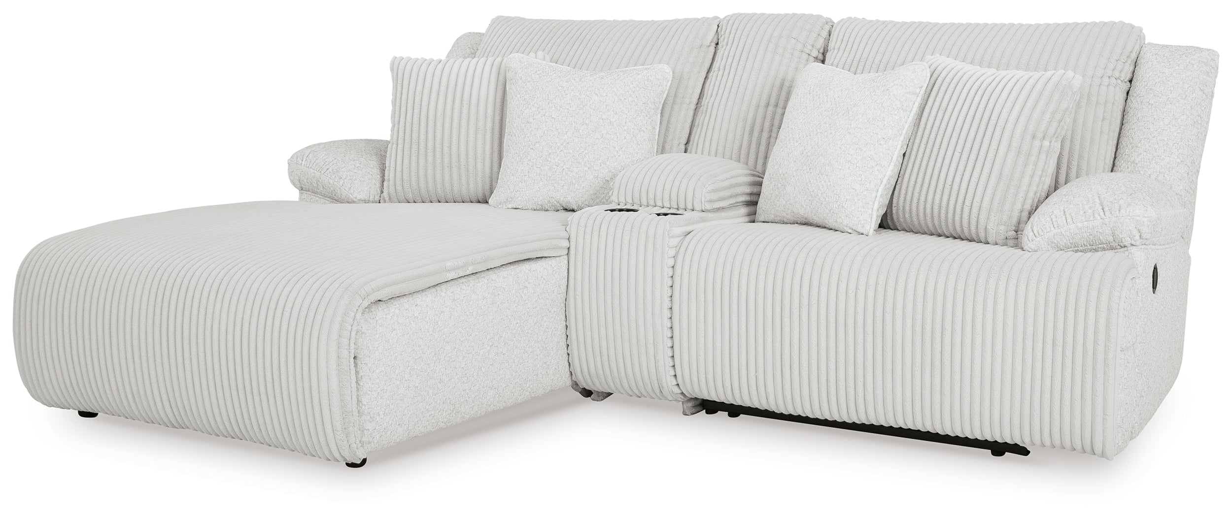 Top Tier Alloy 3-Piece Reclining Sectional Sofa with Chaise - 92706S5