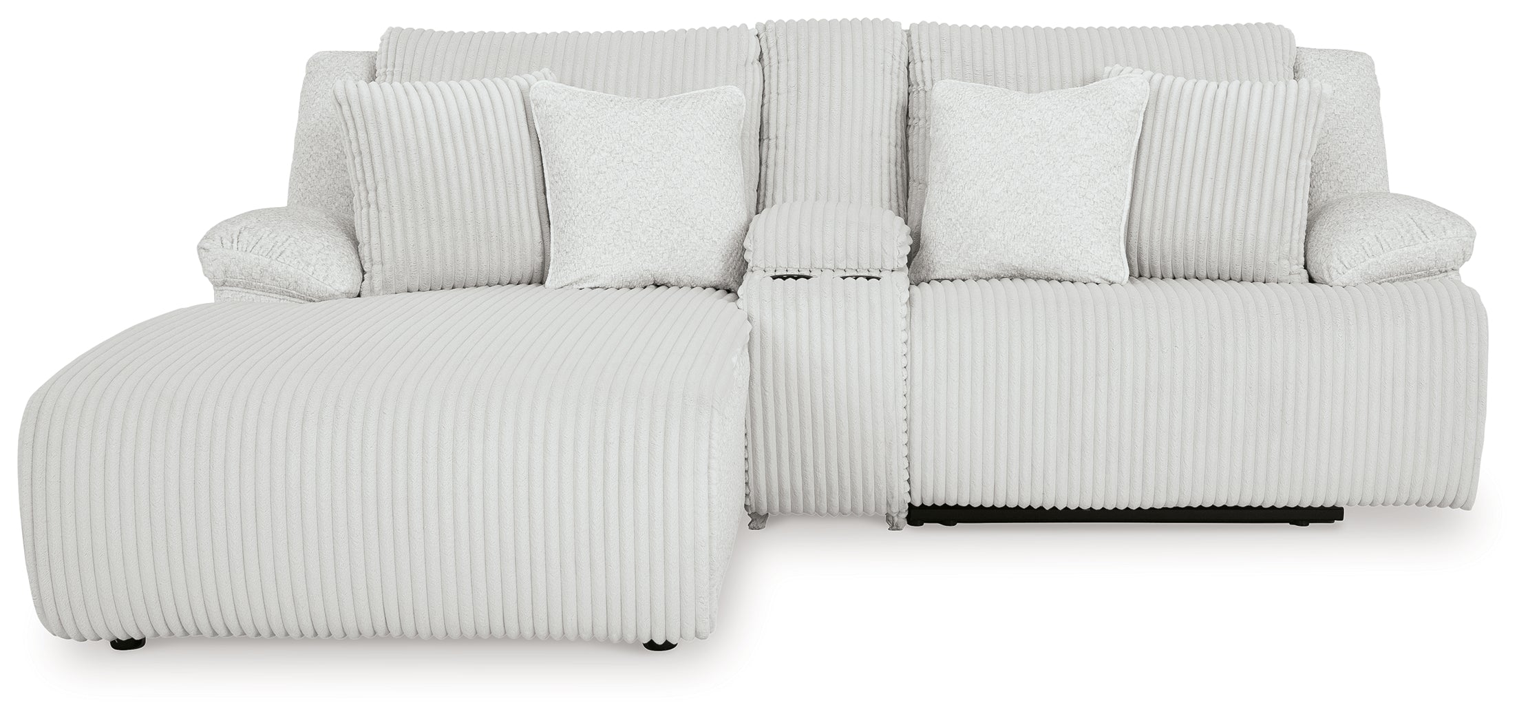 Top Tier Alloy 3-Piece Reclining Sectional Sofa with Chaise - 92706S5