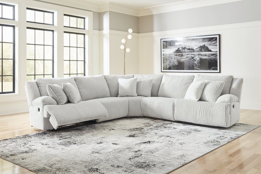 Top Tier Alloy 5-Piece Reclining Sectional - 92706S3