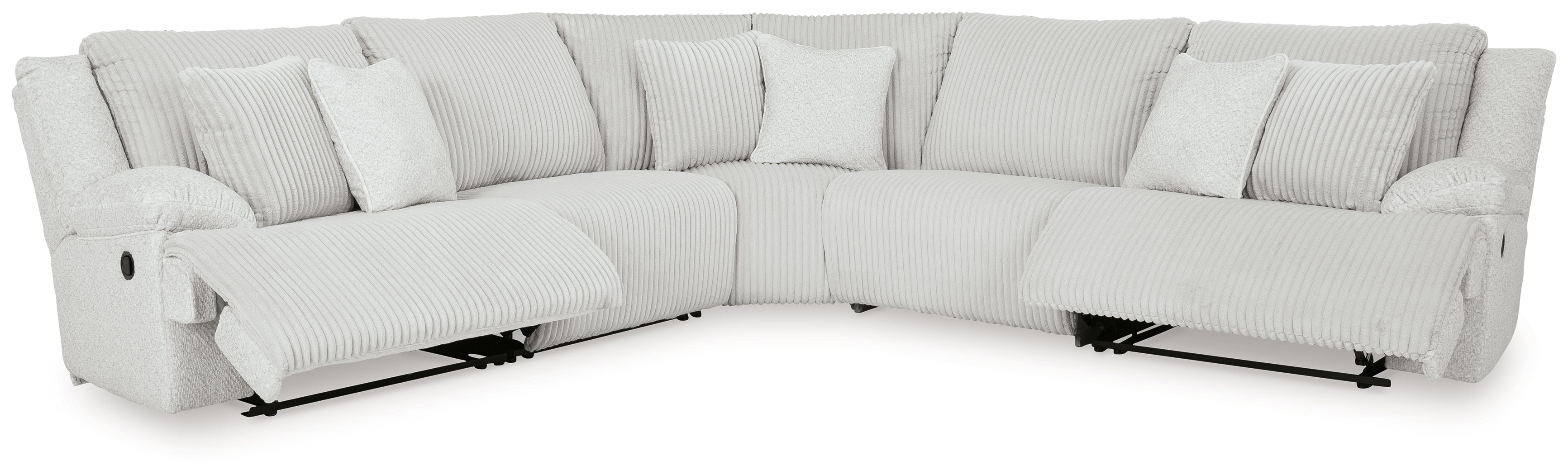 Top Tier Alloy 5-Piece Reclining Sectional - 92706S3