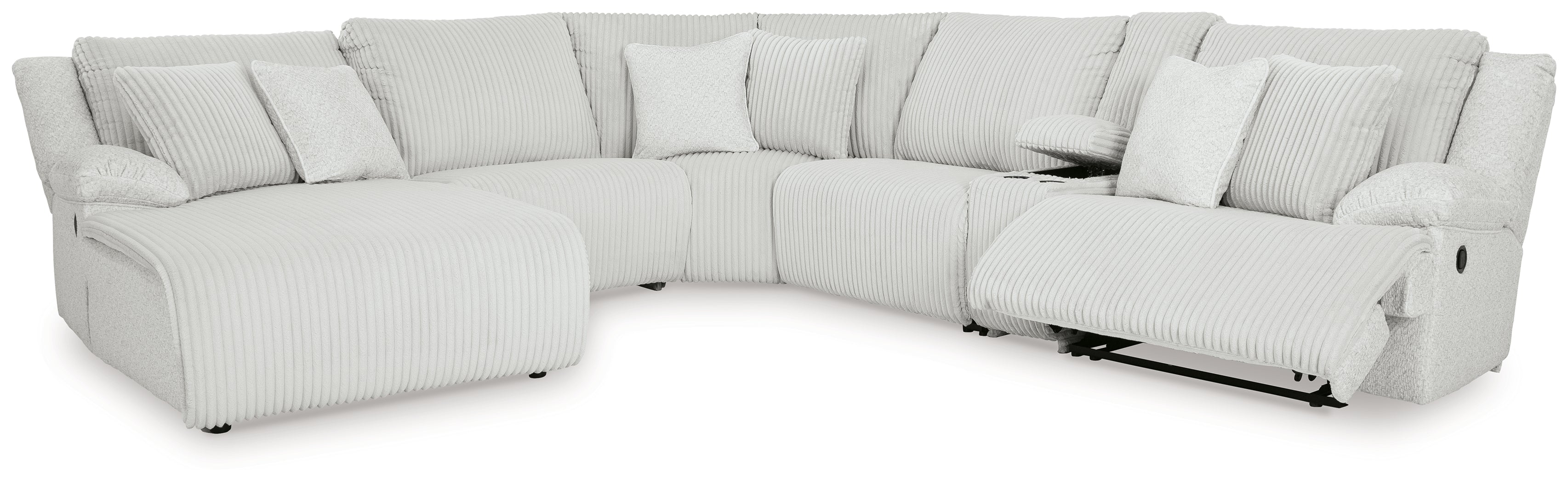 Top Tier Alloy 6-Piece Reclining Sectional with Chaise - 92706S2