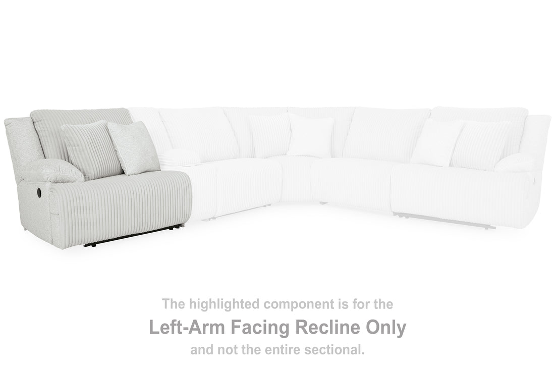 Top Tier Alloy Left-Arm Facing Recliner - 9270640