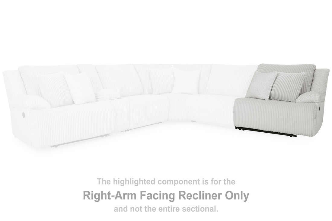 Top Tier Alloy Right-Arm Facing Recliner - 9270641