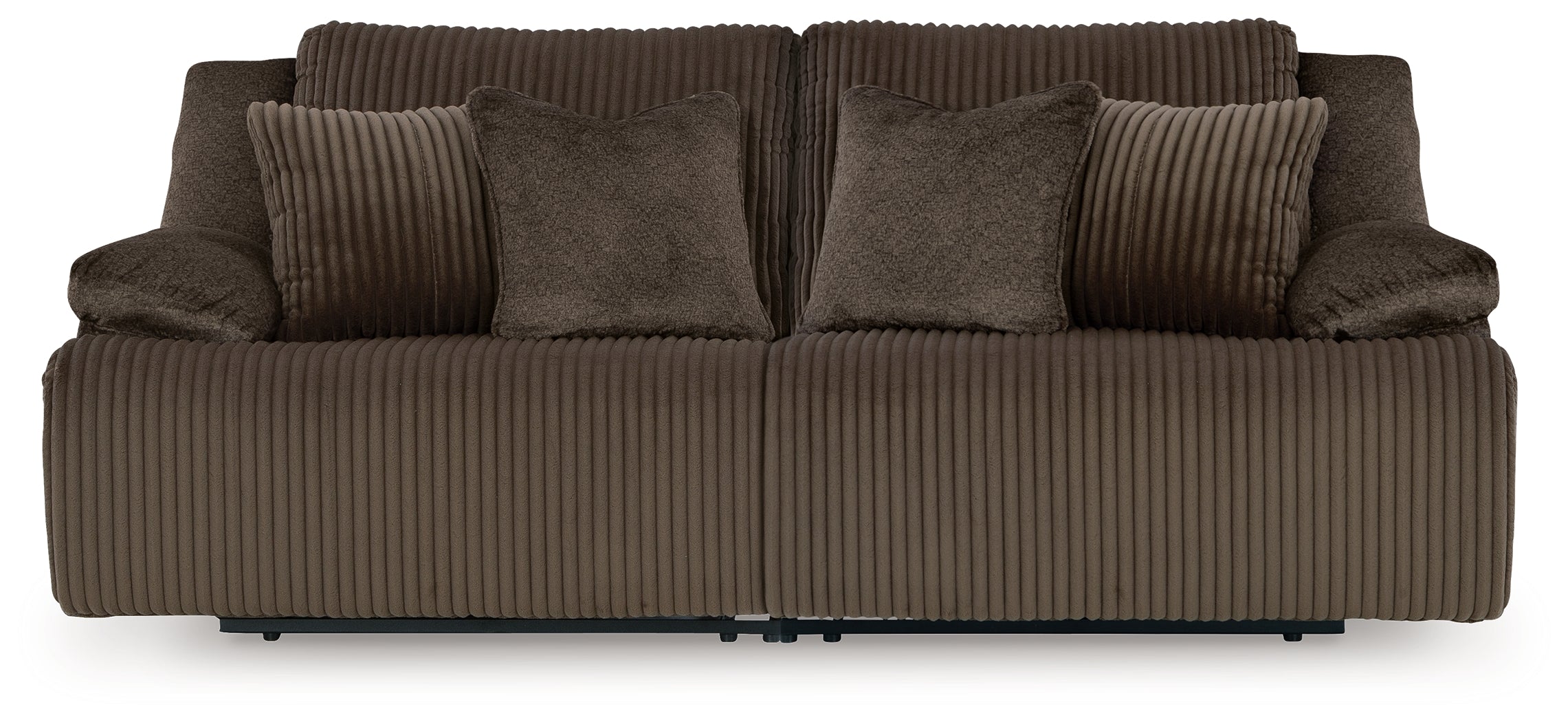 Top Tier Chocolate 2-Piece Sectional Loveseat - 92705S9