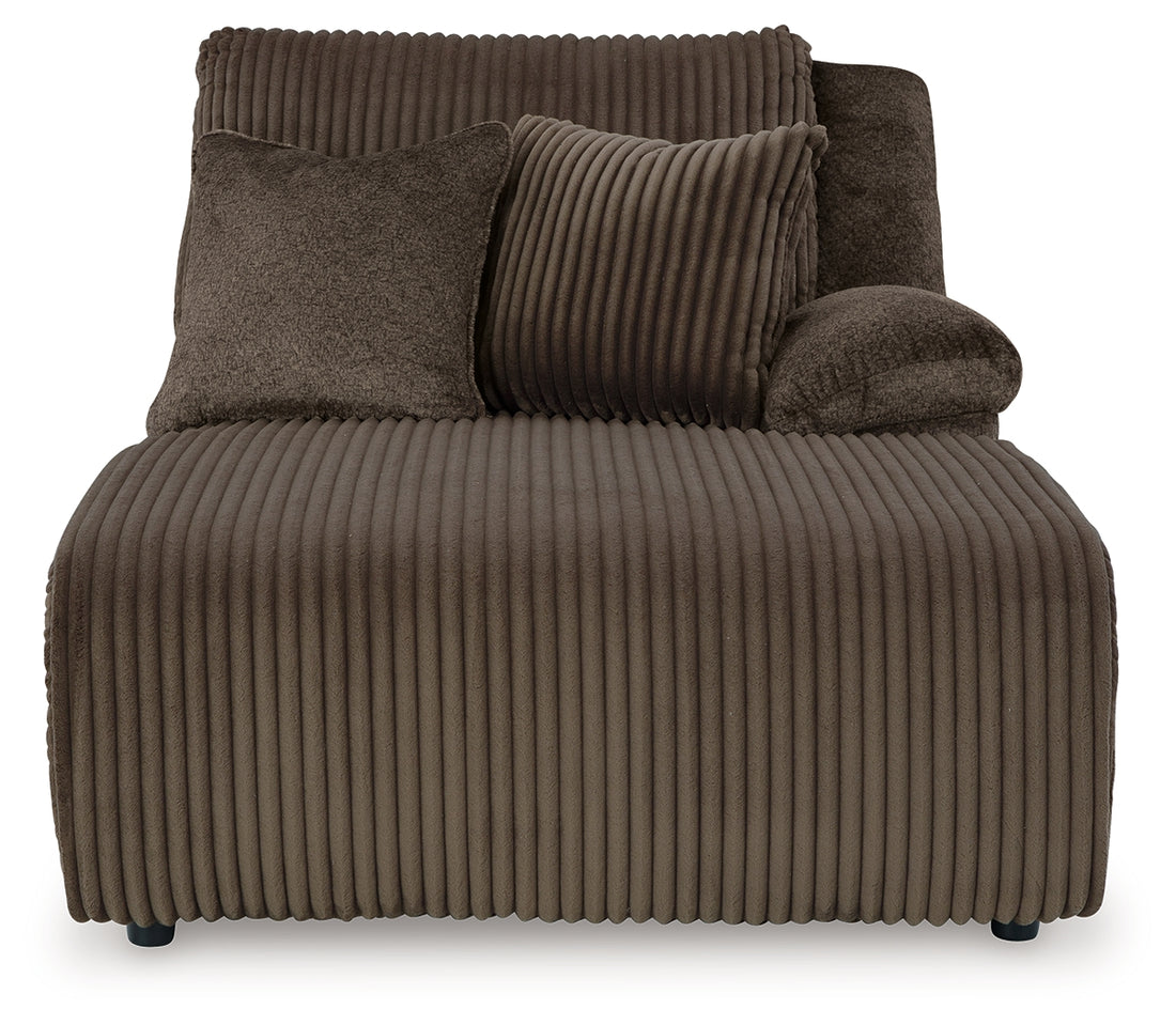 Top Tier Chocolate 3-Piece Sofa Chaise Sectional - 92705S10