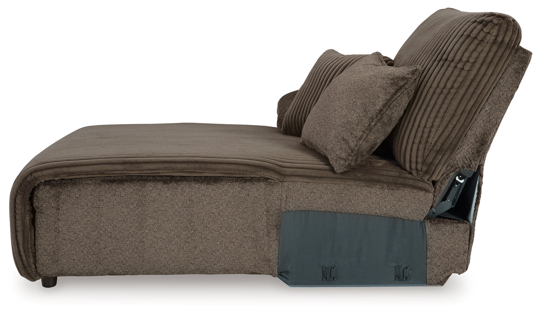 Top Tier Chocolate 3-Piece Sofa Chaise Sectional - 92705S11