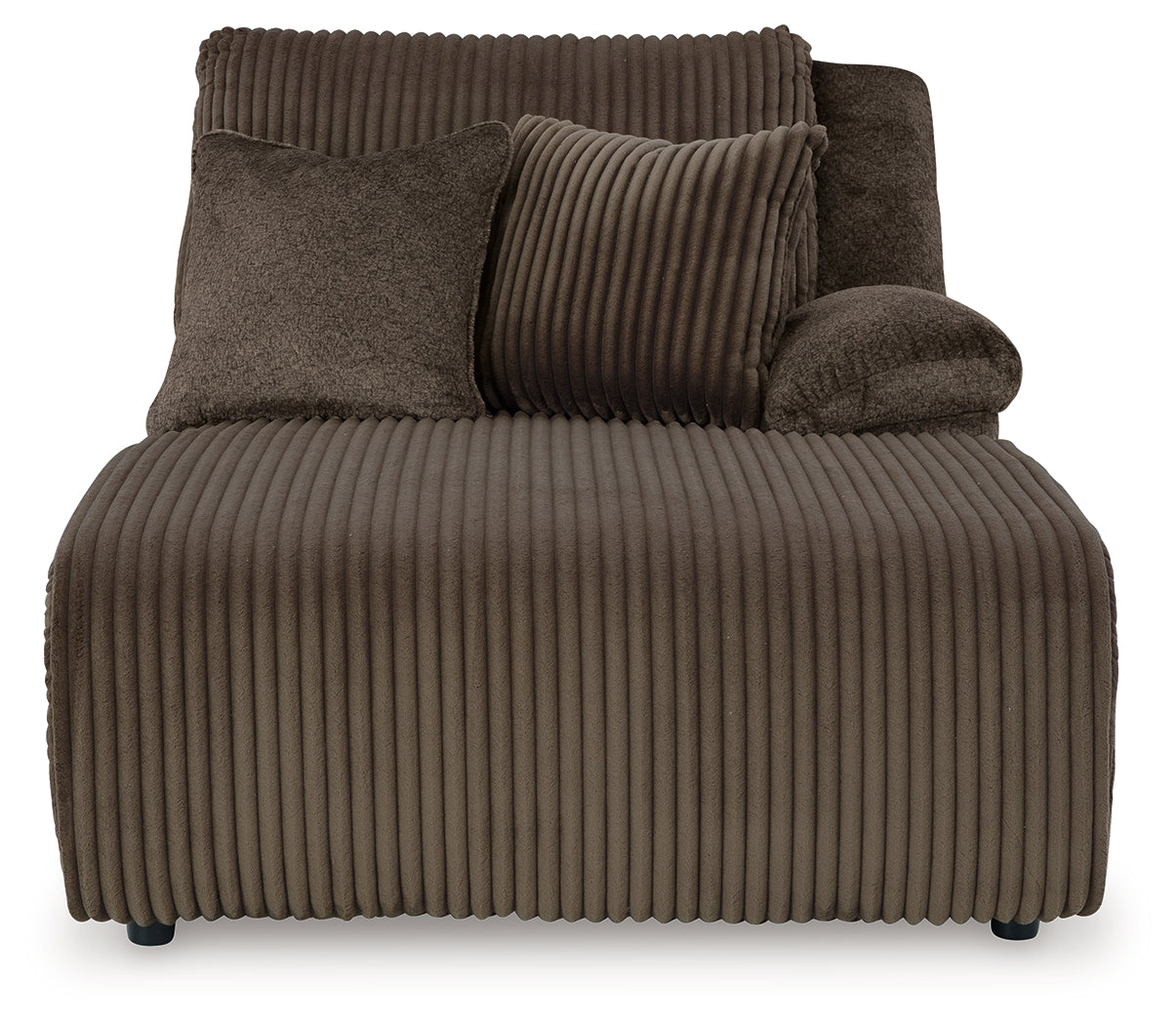 Top Tier Chocolate Right-Arm Facing Press Back Chaise - 9270507