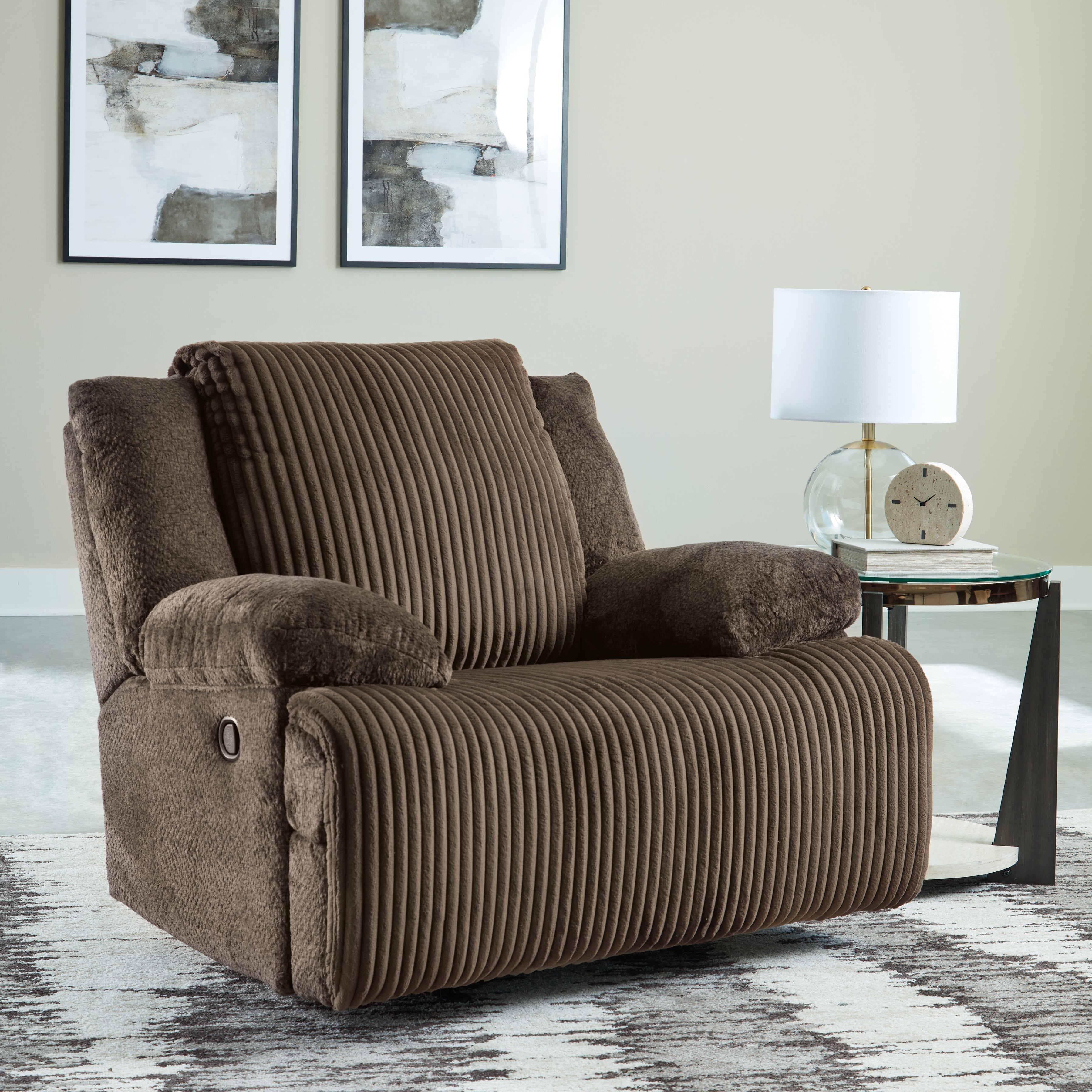 Top Tier Sofa and Recliner in Chocolate from Ashley - Luna Furniture