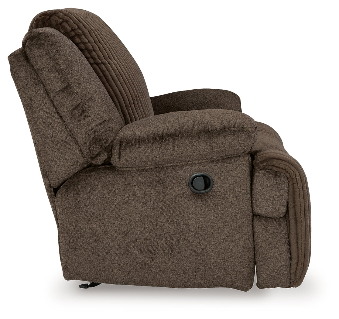 Top Tier Sofa and Recliner in Chocolate from Ashley - Luna Furniture