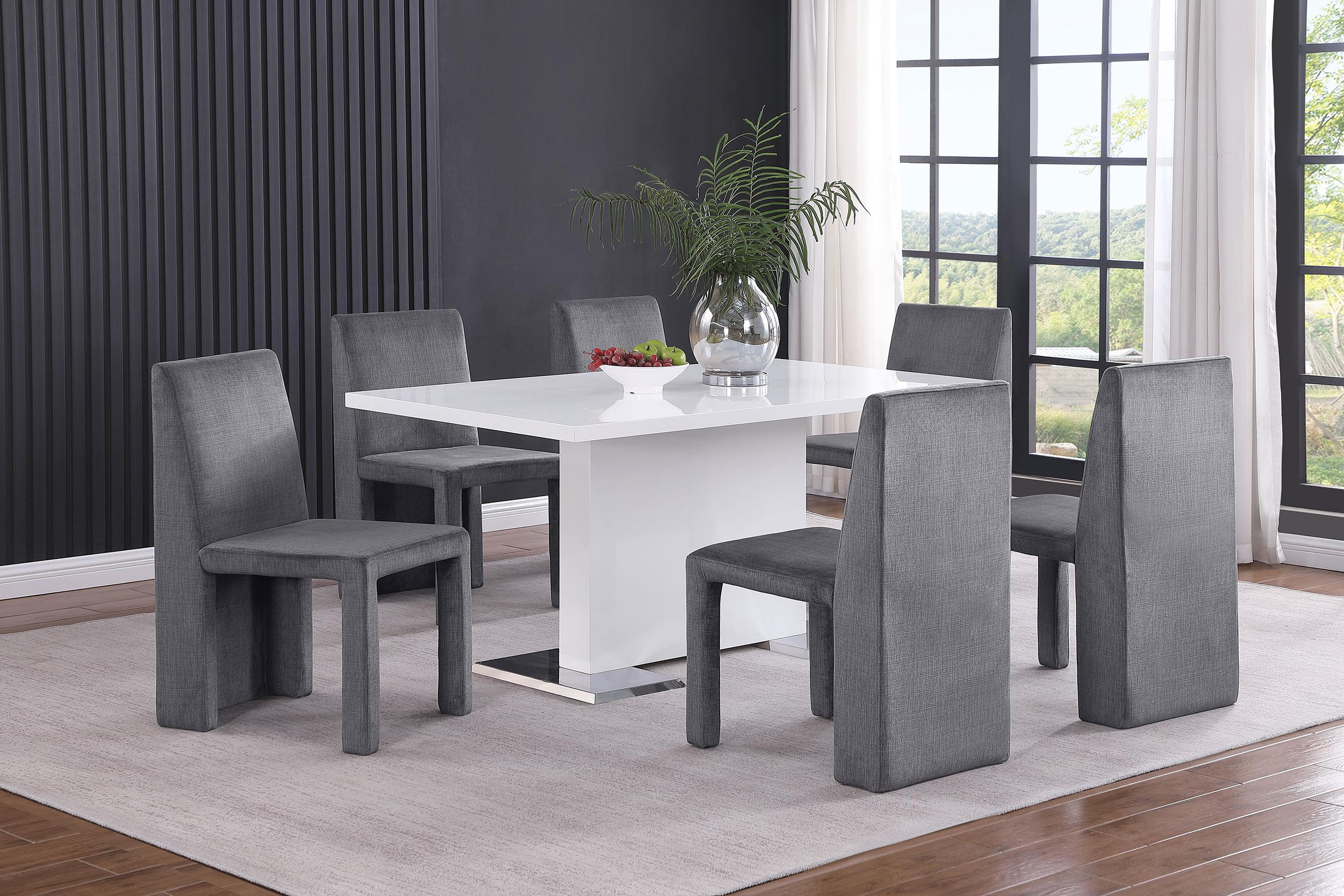 Tordera Velvet Upholstered Side Chair Grey (Set of 2) - 108512
