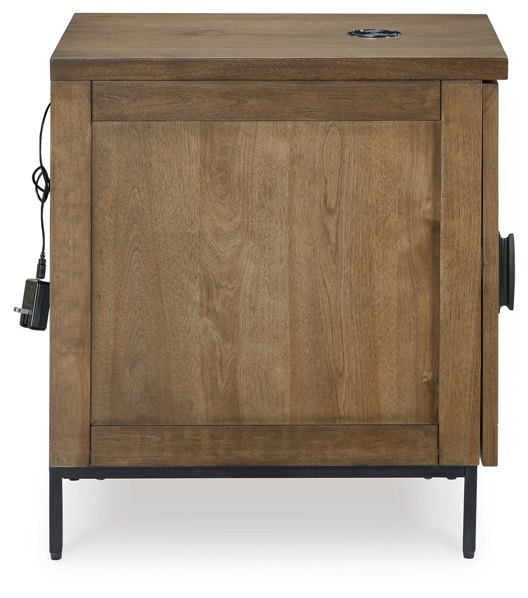 Torlanta Brown Chairside End Table - T686-7