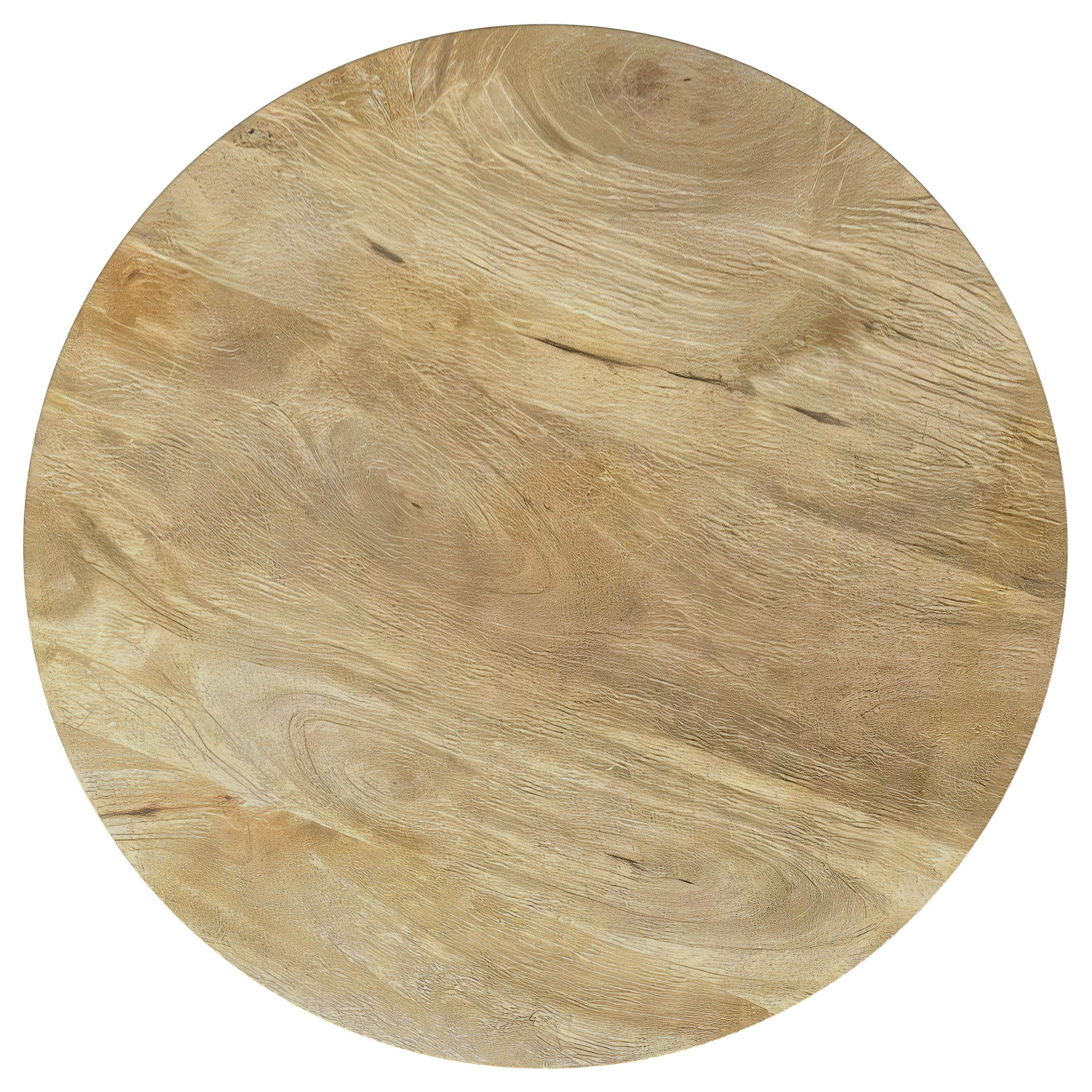 Touhy 3-piece Round Coffee and End Table Set Natural Mango - 710608-S3