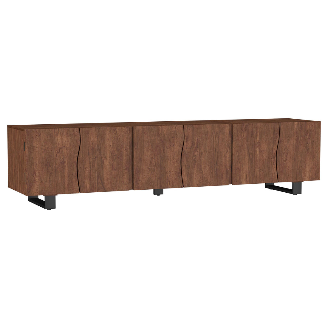 Trask 86-inch Wood TV Stand Media Console Mango Brown - 701790