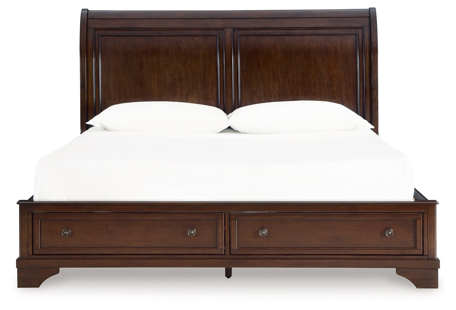 Trellington Brown King Sleigh Storage Bed - B716B2