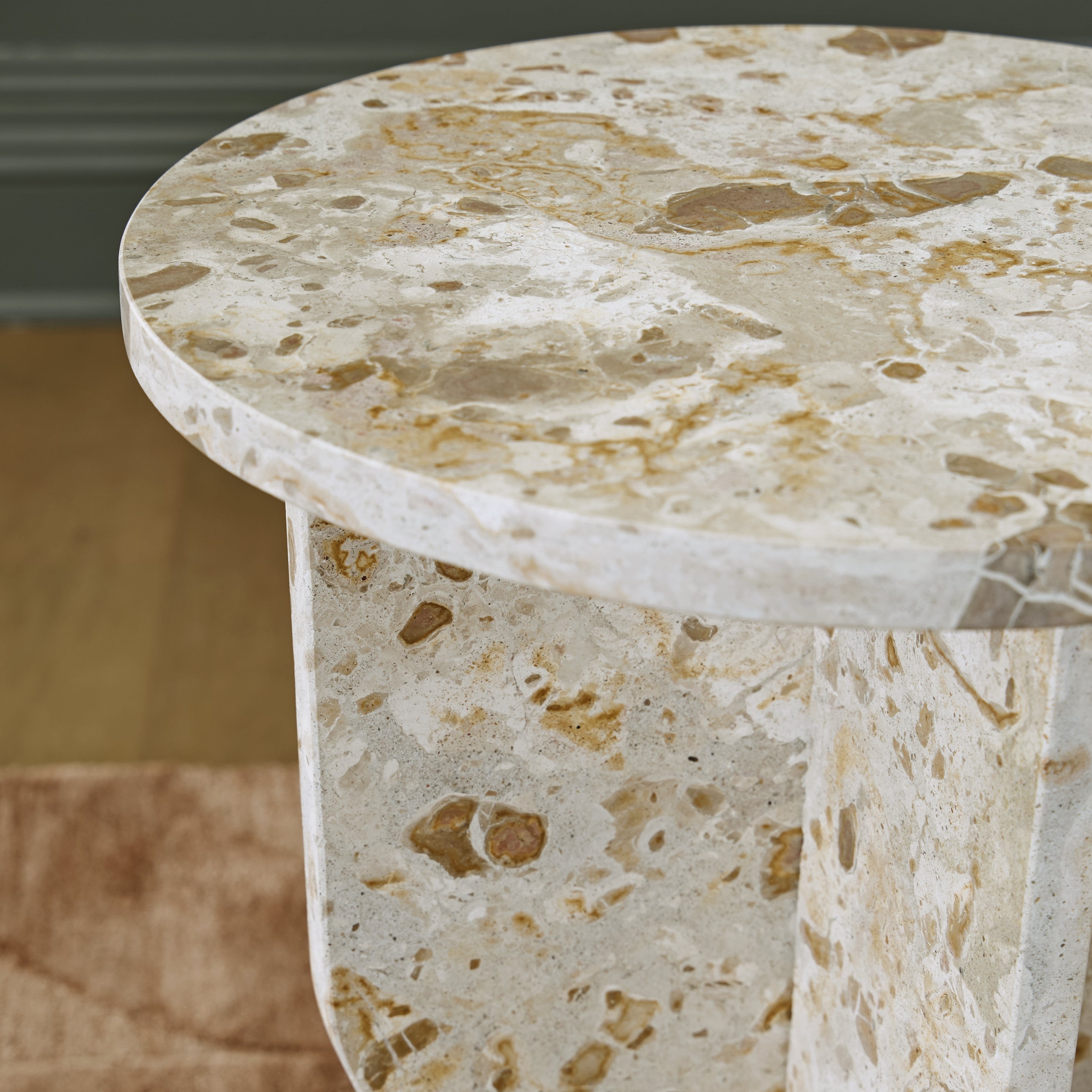 Treygan Beige Accent Table - A4000647