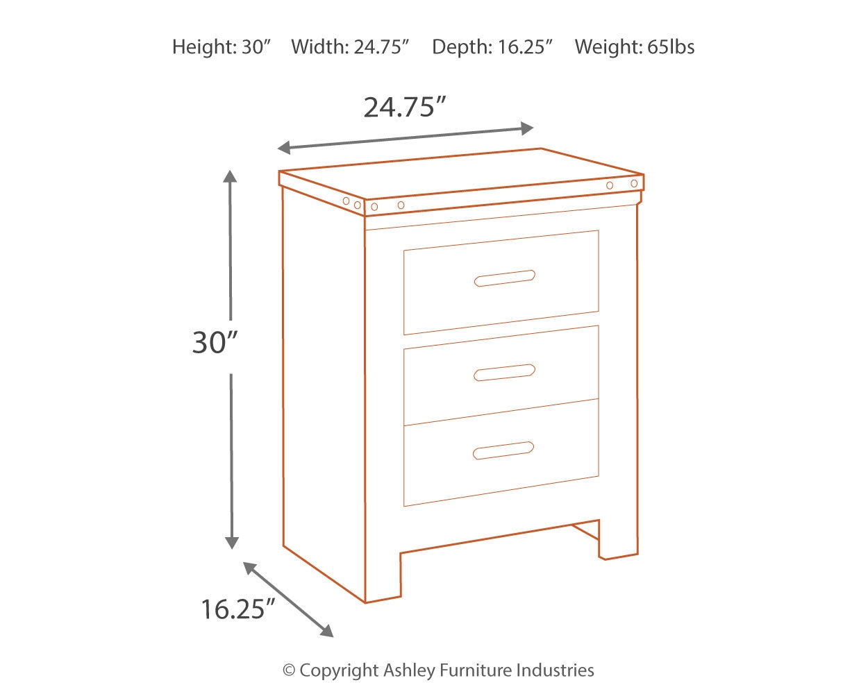 Trinell King Panel Bed with Dresser, Chest and 2 Nightstands in Brown from Ashley - Luna Furniture