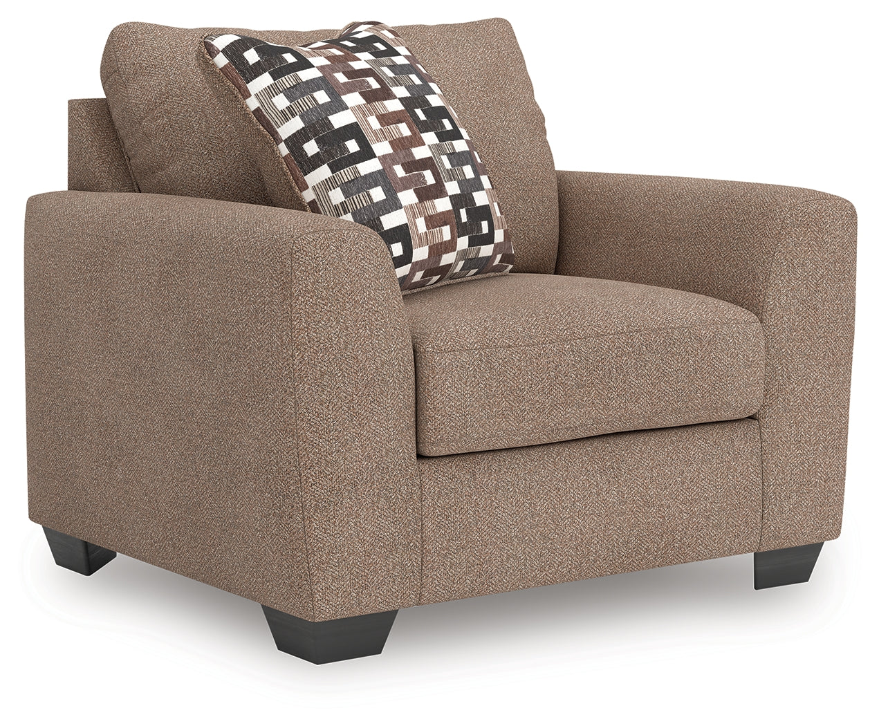 Triston-Peaks Suede Oversized Chair - 3020423