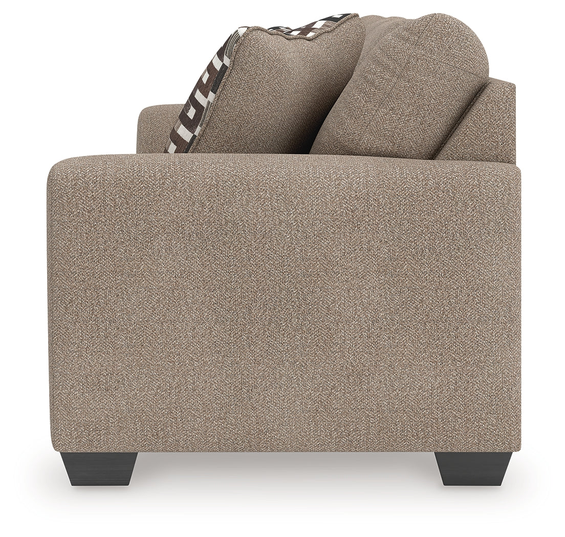 Triston-Peaks Suede Sofa - 3020438