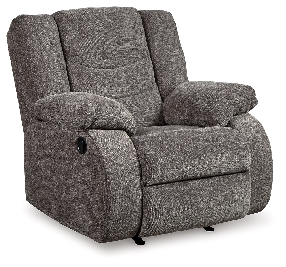 Tulen Gray Reclining Sofa and Recliner - 98606U2