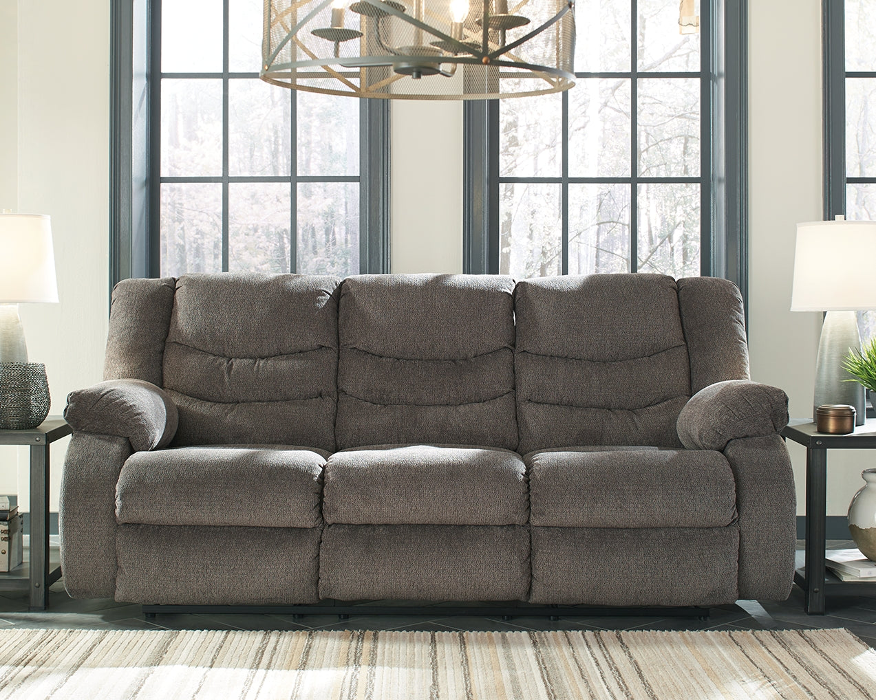 Tulen Gray Reclining Sofa and Recliner - 98606U2