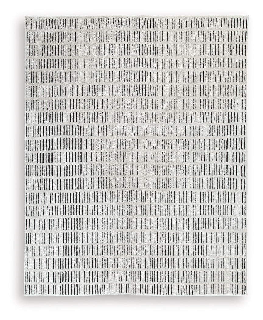 Turinwith Ivory/Black Large Rug - R407551