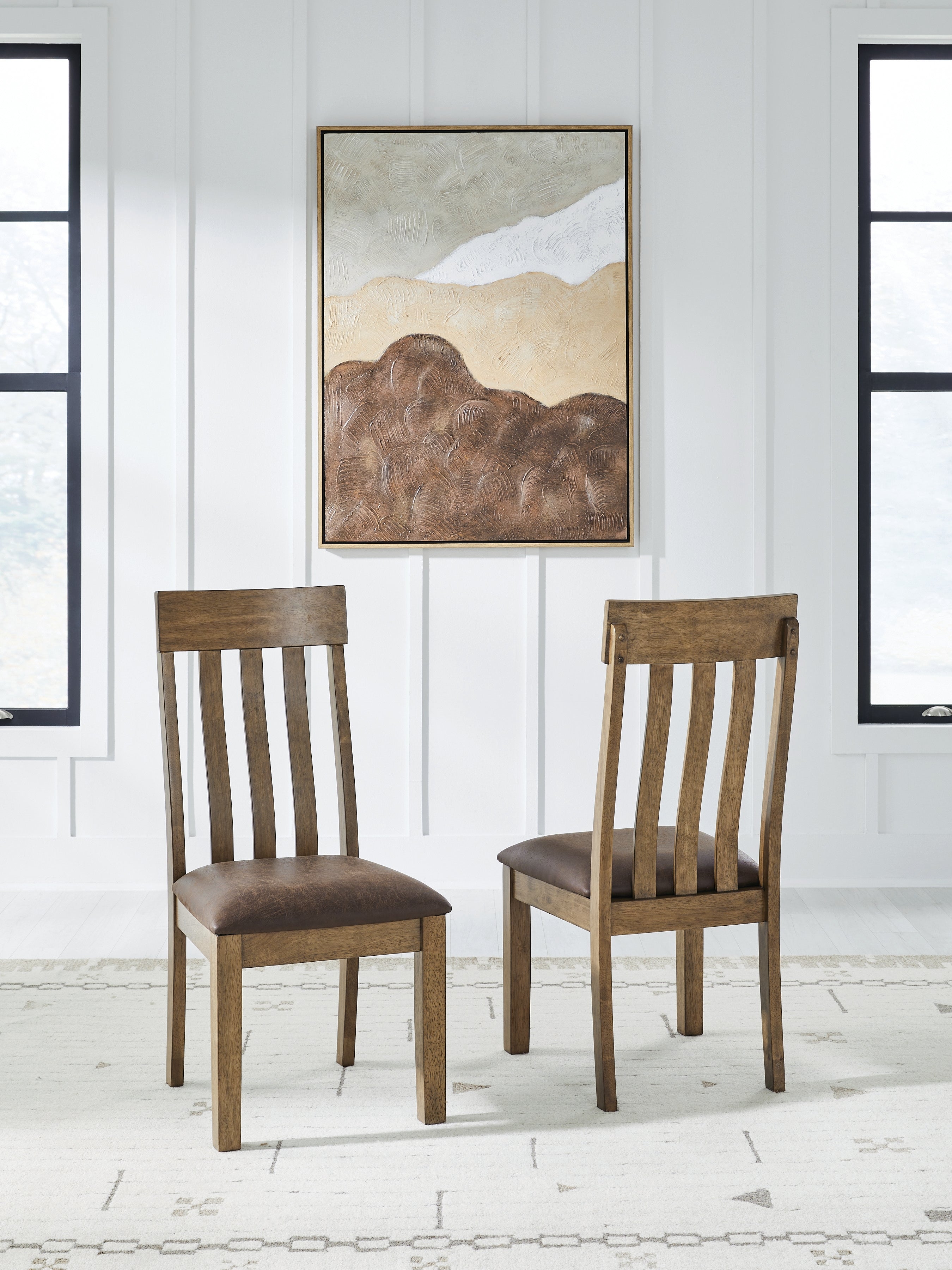 Urbinforte Light Brown Dining Chair, Set of 2 - PCD592-01