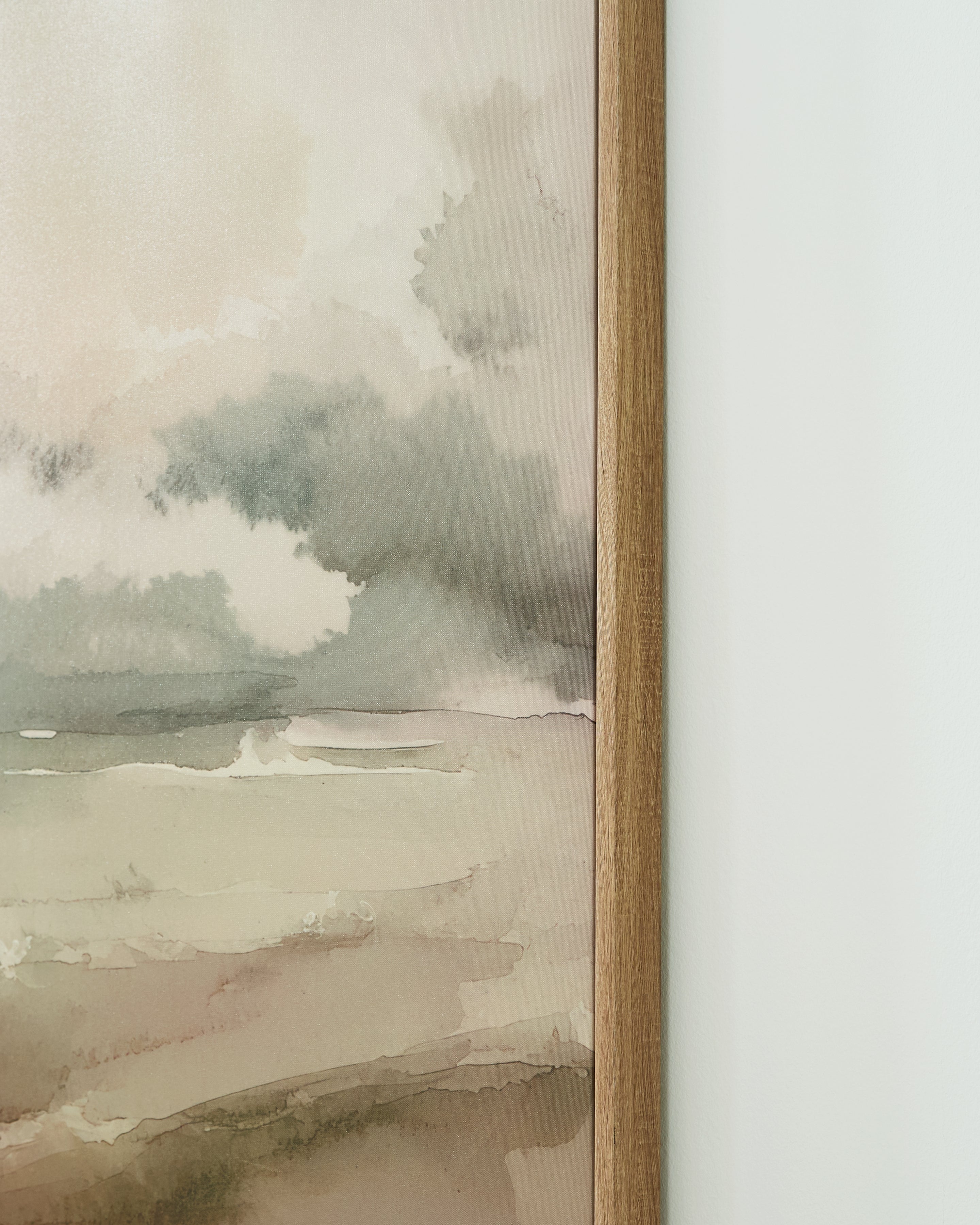 Vallus Blush/Green/Gray Wall Art - A8000524