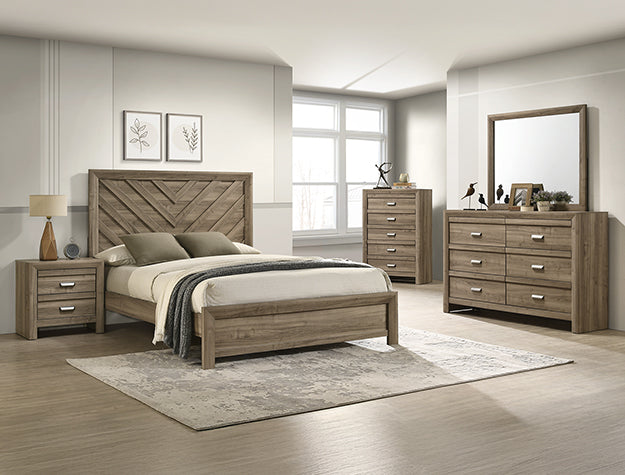 Valor Light Brown Dresser Mirror (Mirror Only) – Bien Home Furniture