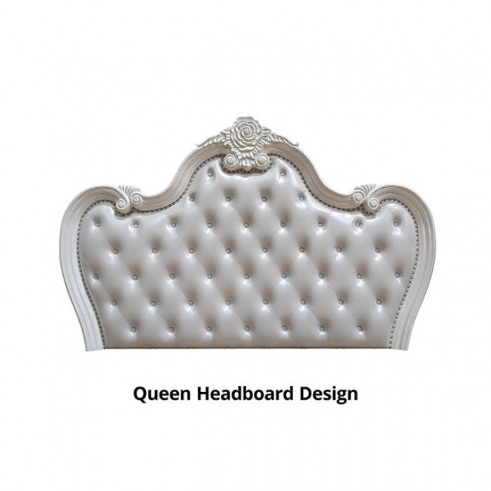 Ventresca White Queen Bed