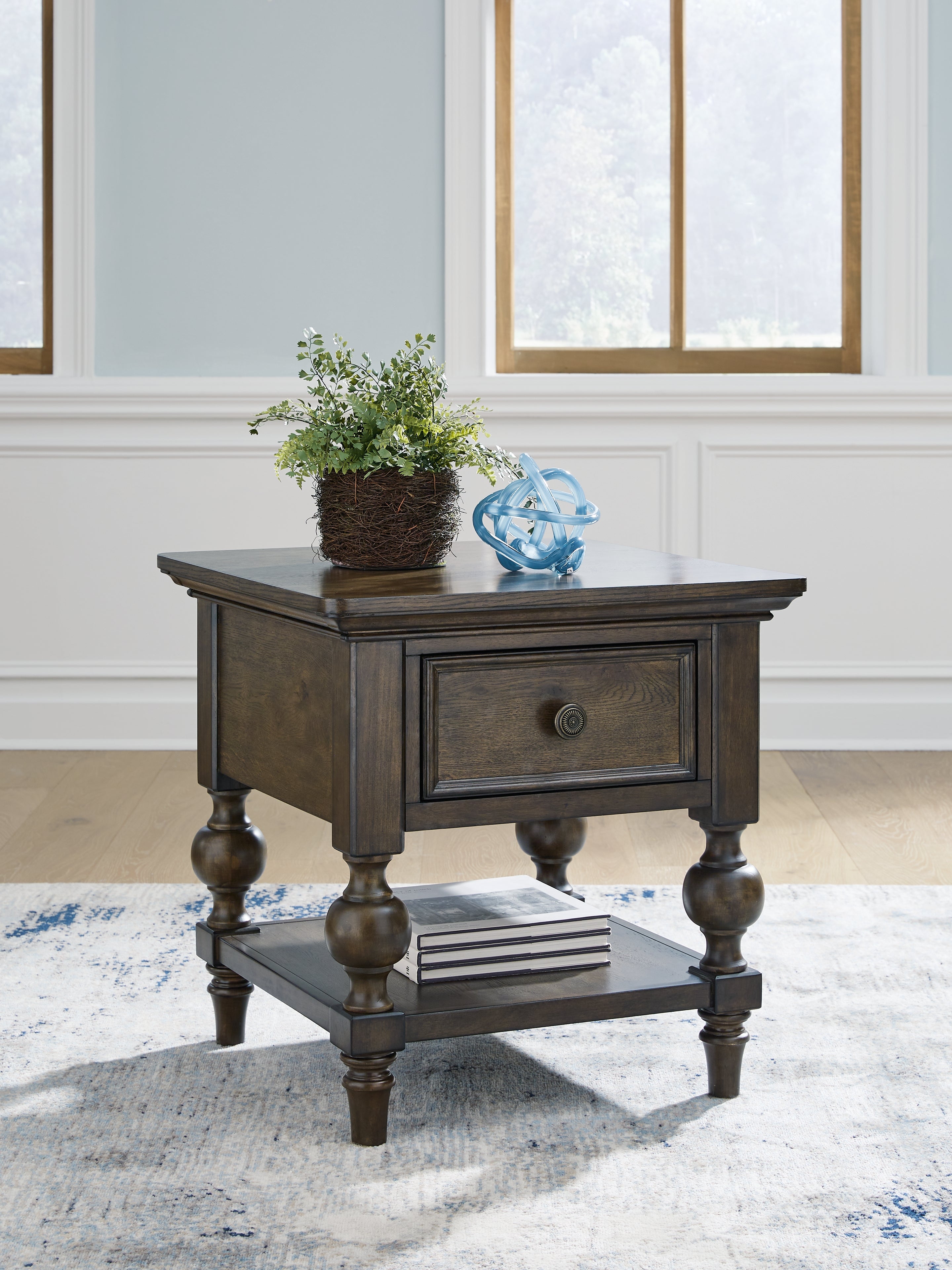 Veramond Dark Brown End Table - T694-2 - Bien Home Furniture & Electronics