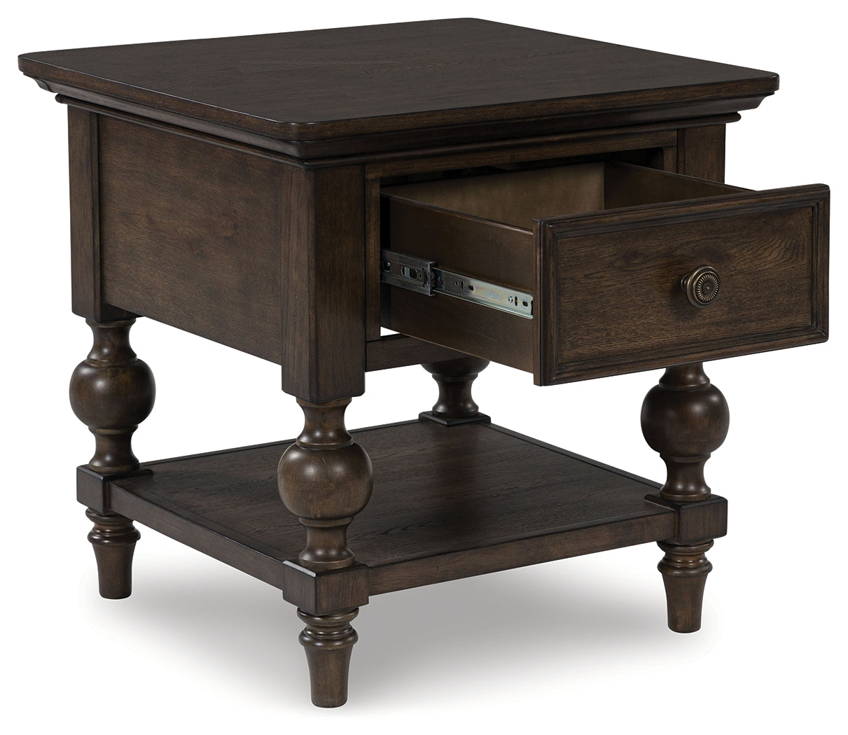 Veramond Dark Brown End Table - T694-2 - Bien Home Furniture & Electronics