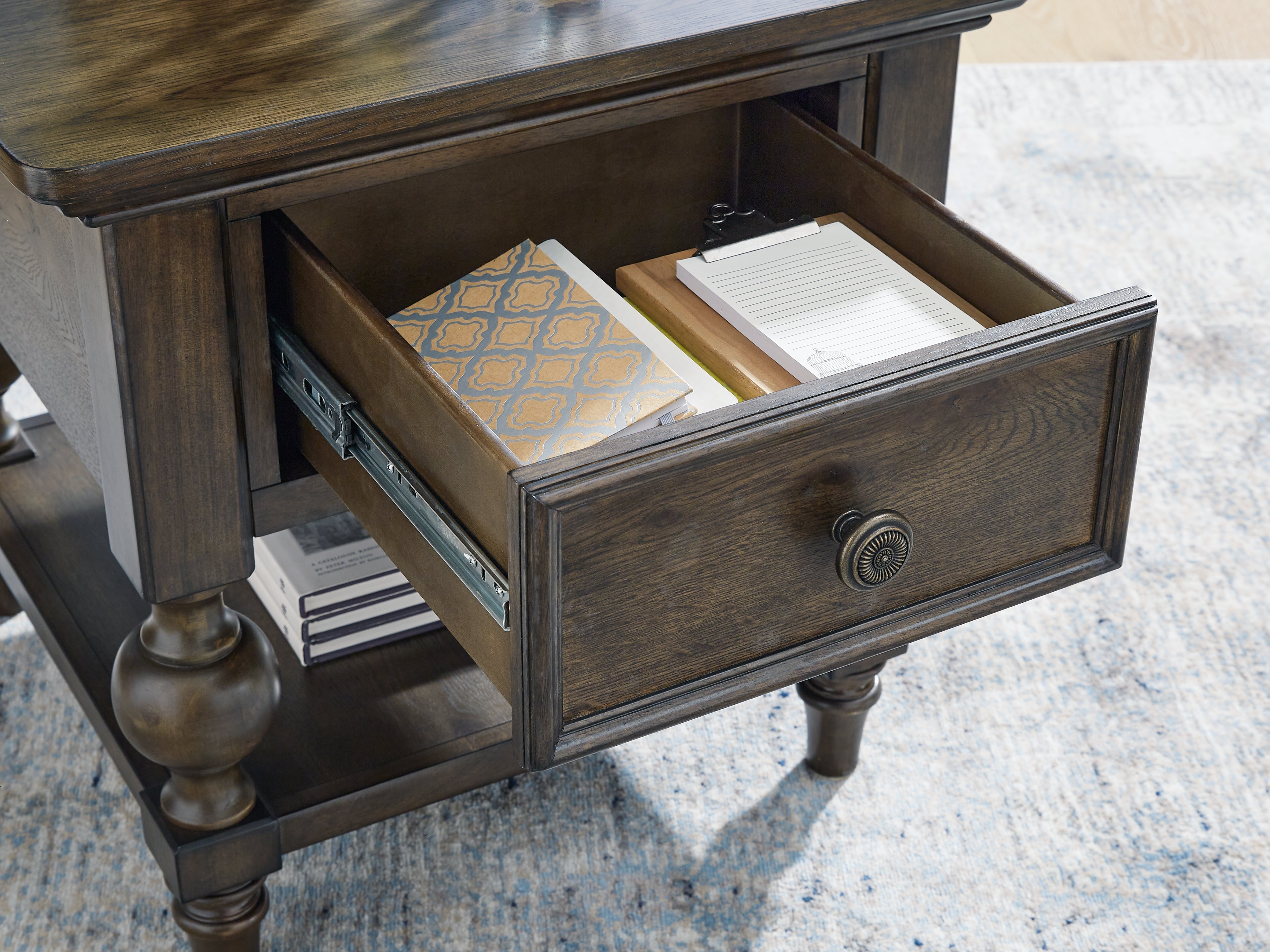 Veramond Dark Brown End Table - T694-2 - Bien Home Furniture & Electronics