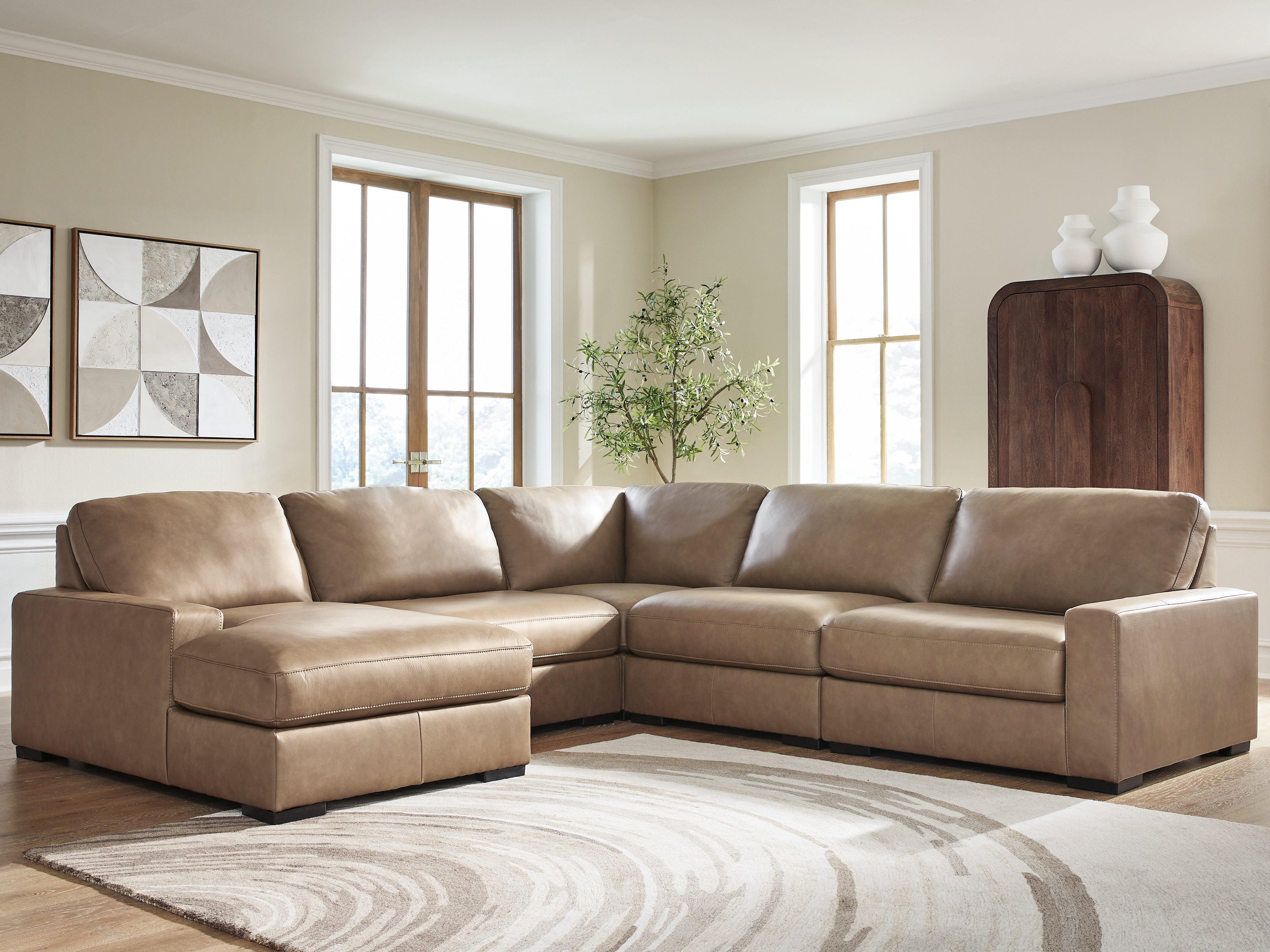 Veronella Sahara 5-Piece Sectional with Chaise - 76106S12