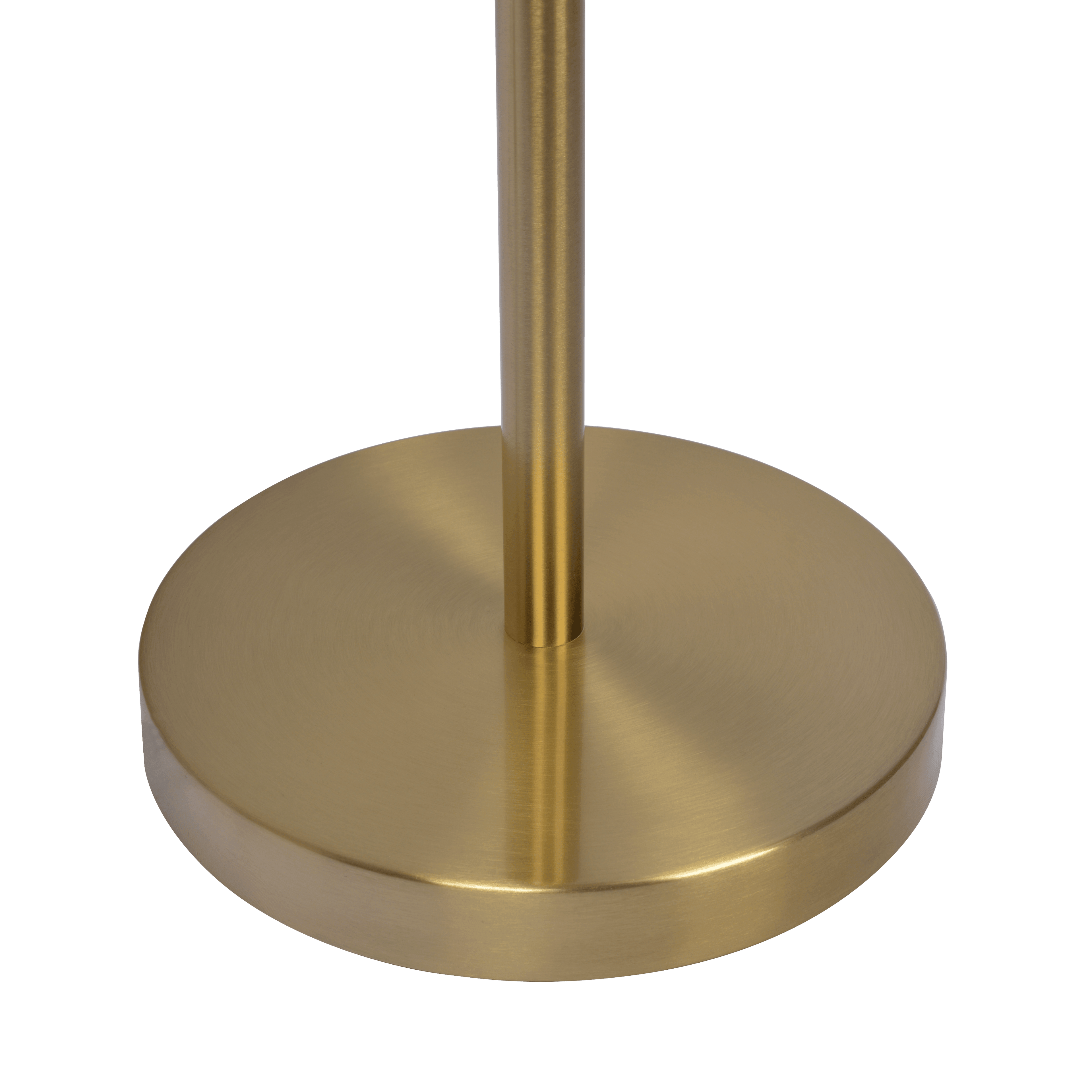 Verve Brassed Gold Floor Lamp with On/Off Switch Adjustable Led Round Base - FLL03702001
