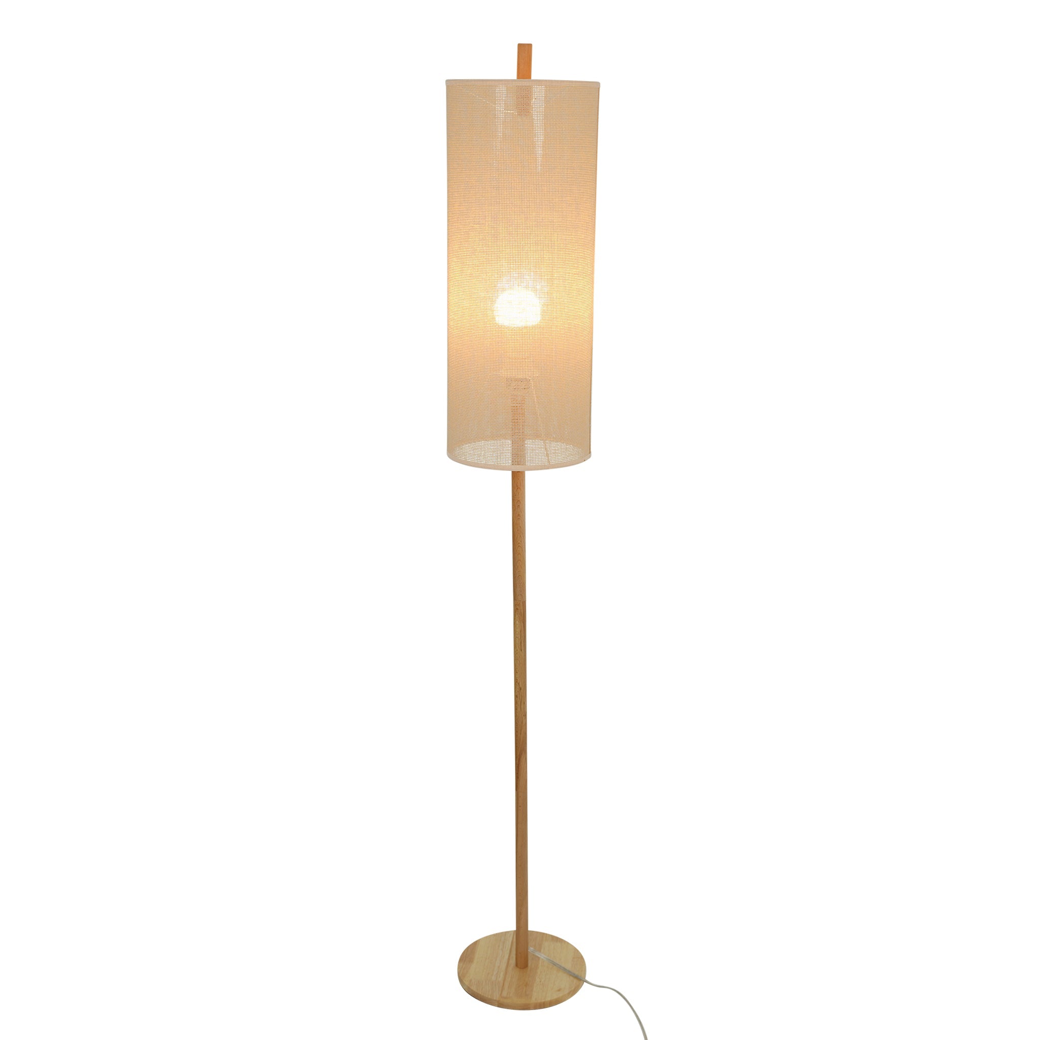 Vialux Floor Lamp - Oak and Natural - FLL04103601