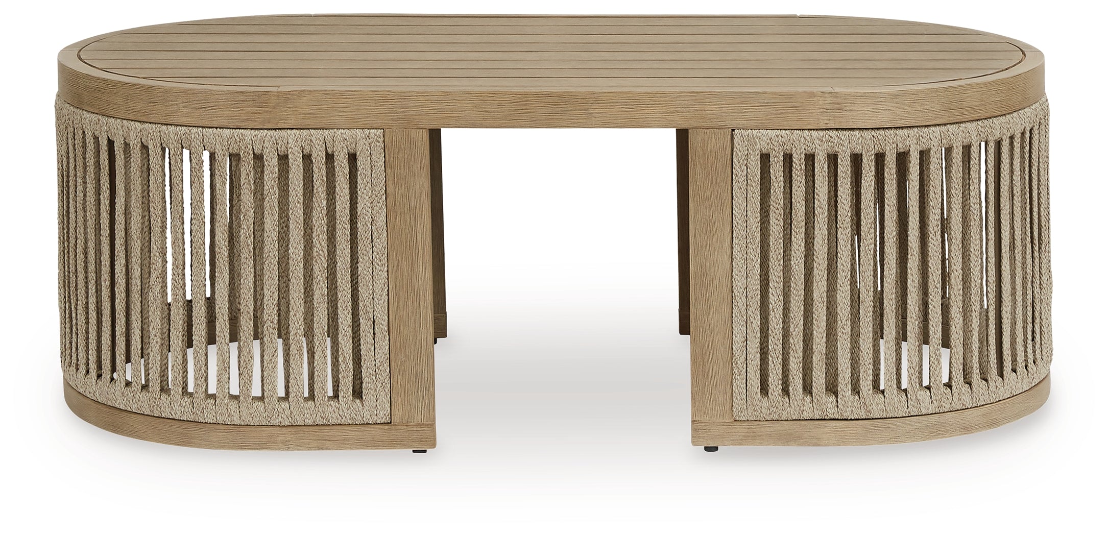 Vision Lane Beige Outdoor Coffee Table - PCP604-701