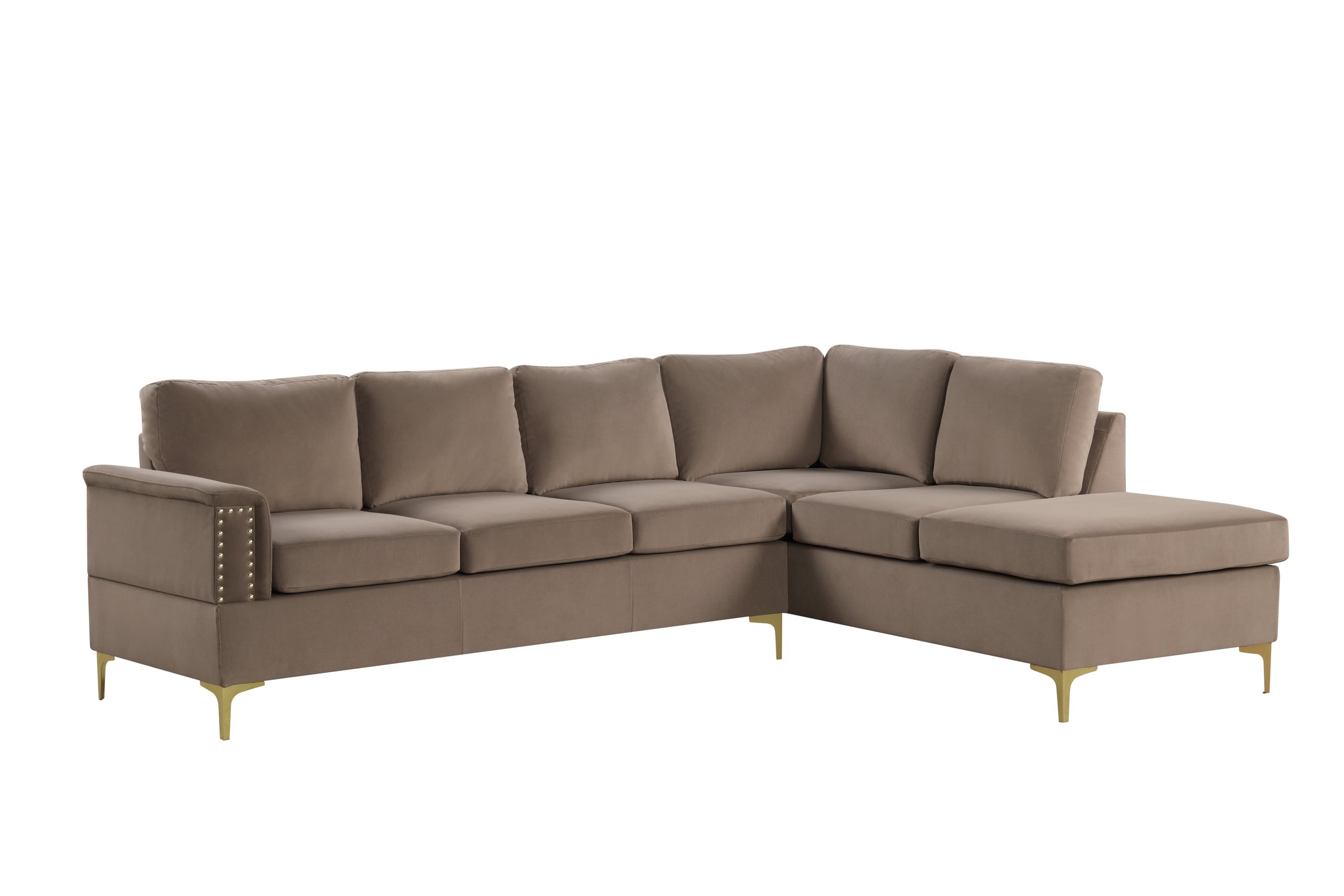 Vogue2 Latte Sectional - VOGUE2 LATTE