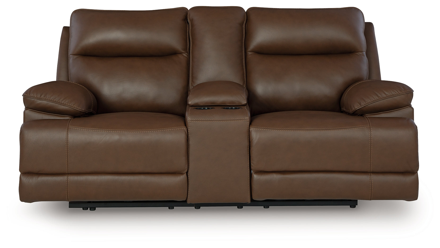 VonRyan Tobacco Power Reclining Sofa, Loveseat and Recliner - U10400U2