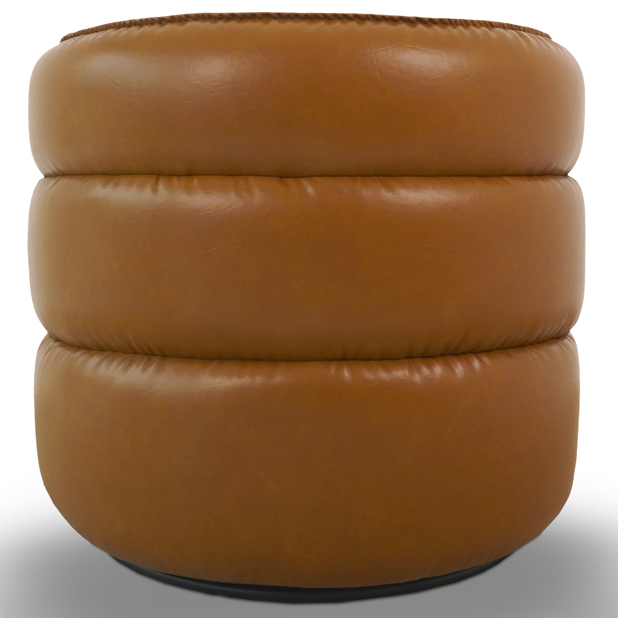 Walden Swivel Chair - Vegan Tan Leather - SCH00500801
