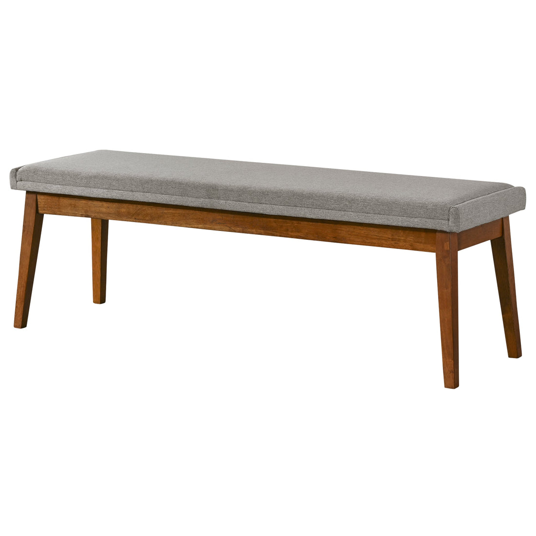 Warren Bench in Ash Grey Fabric - BEN00602301