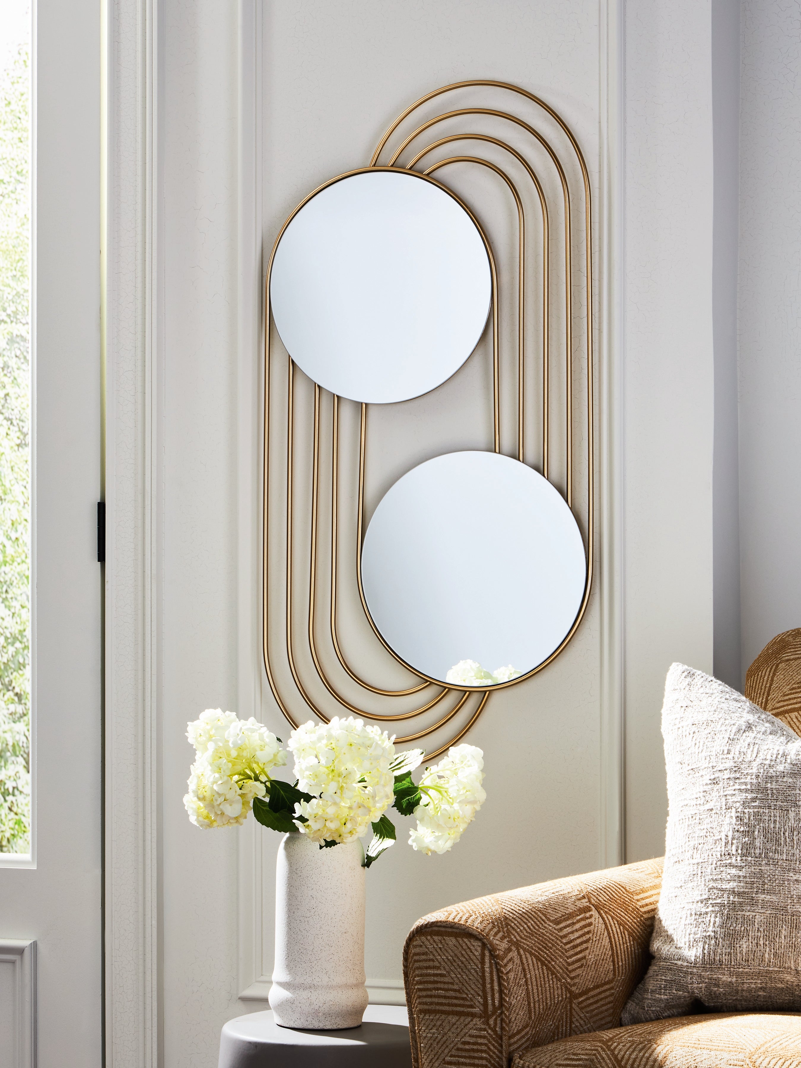 Warrenley Gold Finish Accent Mirror - A8010401