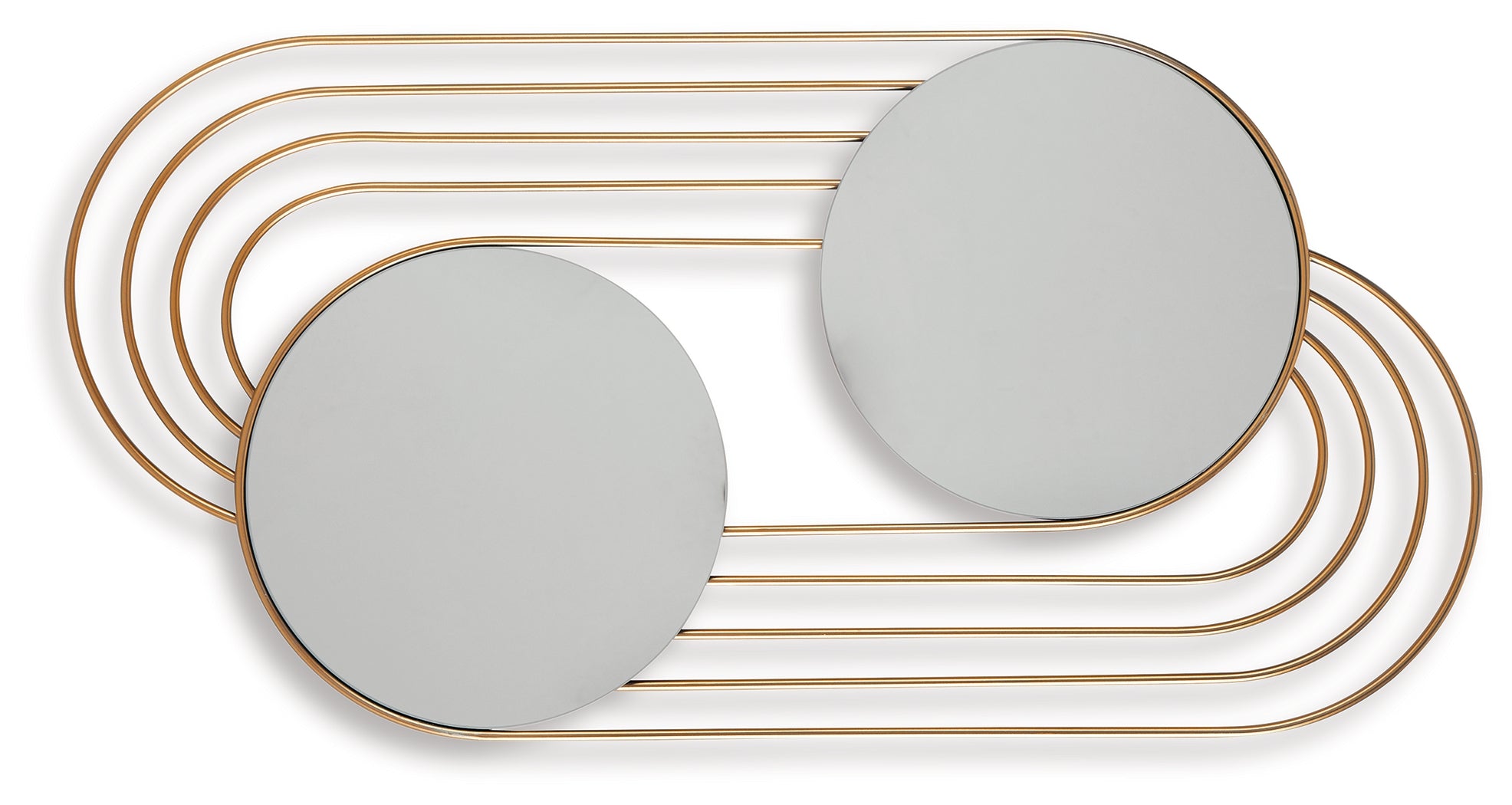 Warrenley Gold Finish Accent Mirror - A8010401