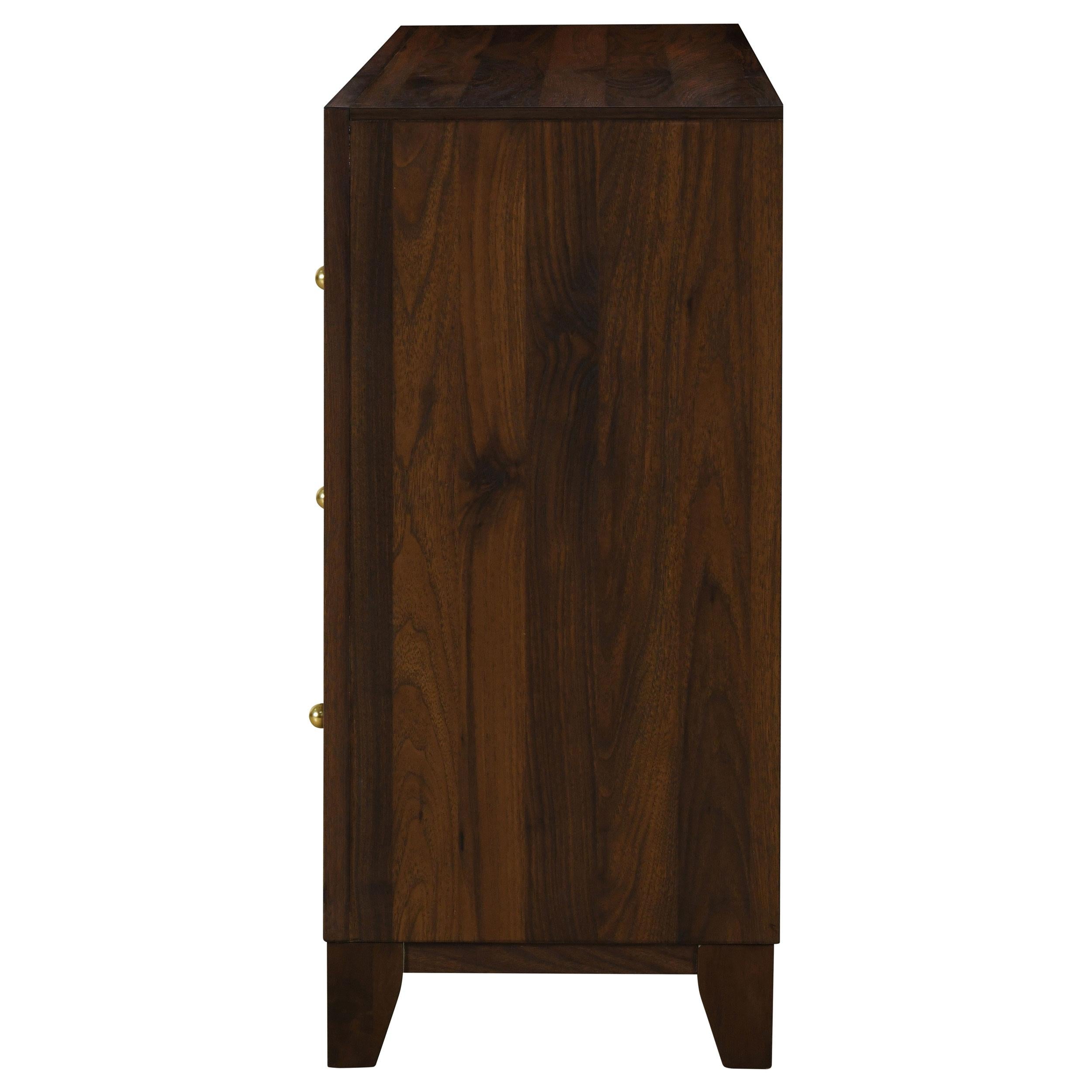Welsley 6-drawer Dresser Cabinet Walnut - 223443
