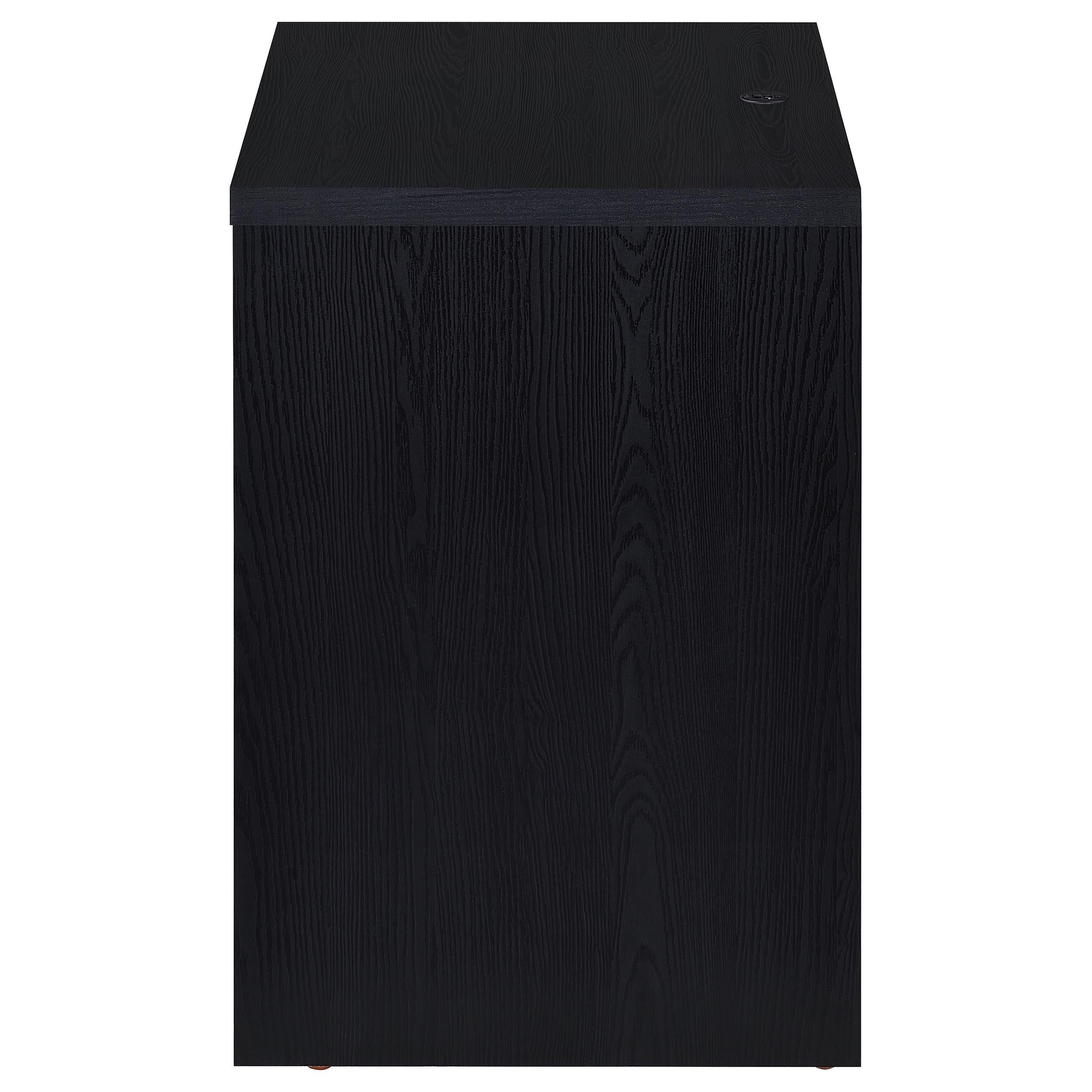 Westpark 2-drawer Nightstand LED Lights and USB Black - 315852